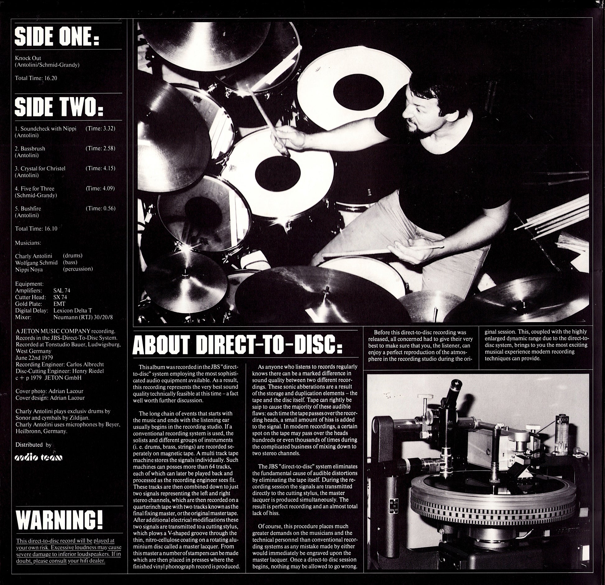 Charly Antolini – Knock Out Vinyl LP