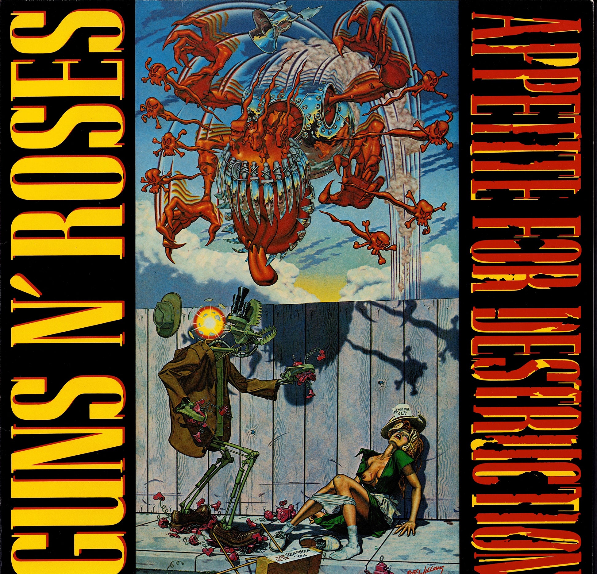 Guns N' Roses ‎- Appetite For Destruction Vinyl LP
