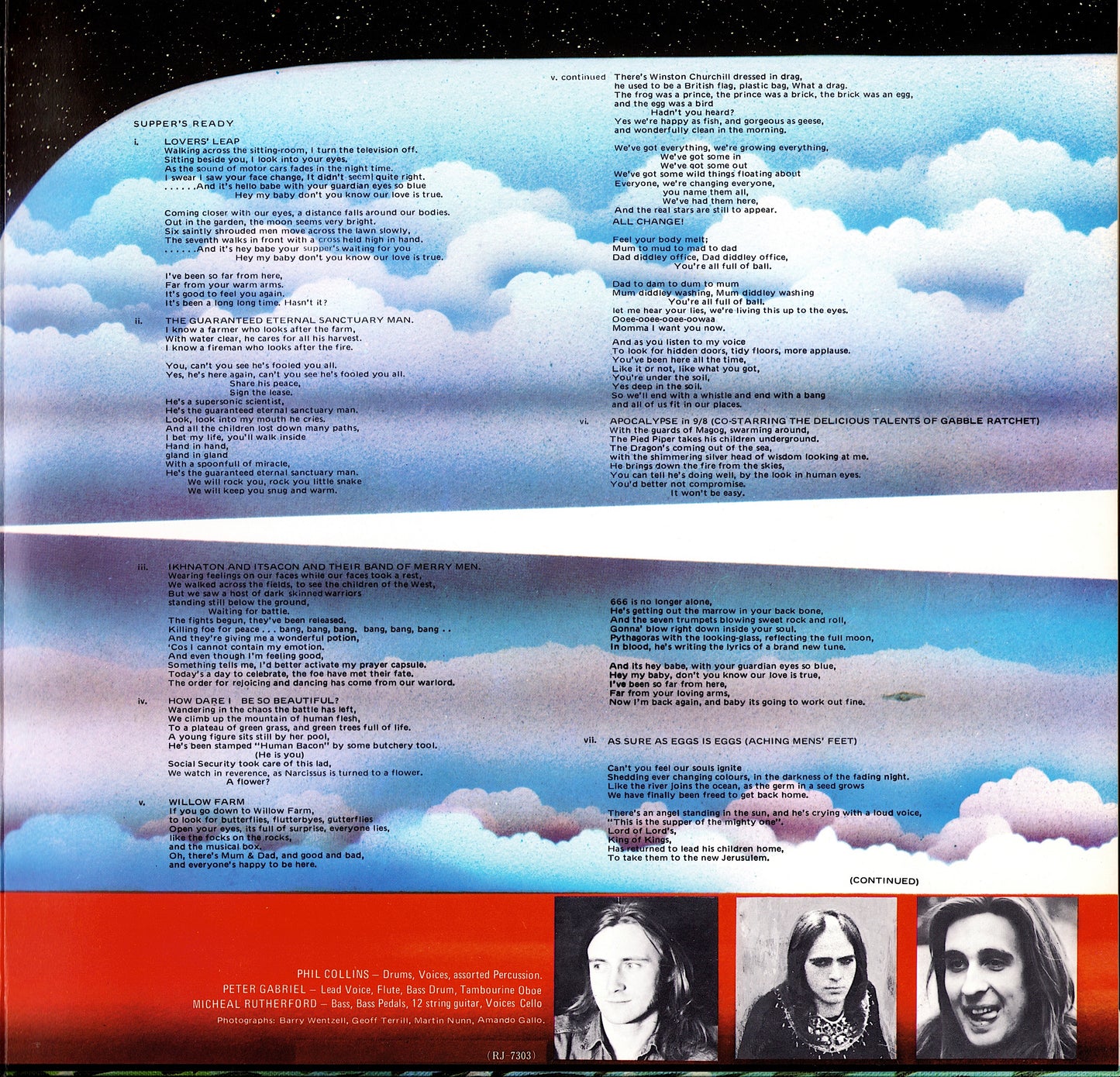 Genesis - Foxtrot Vinyl LP Kopie