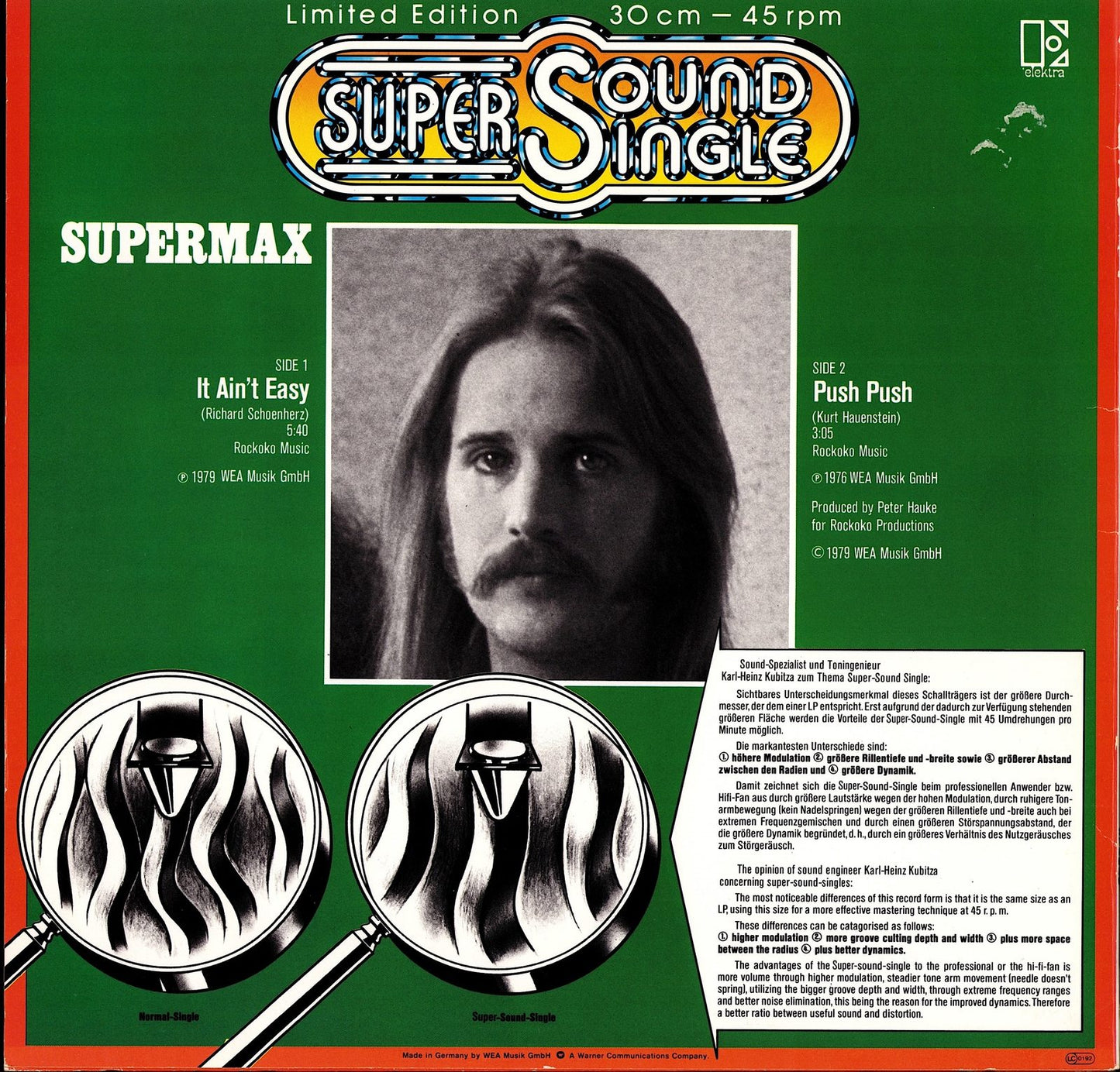Supermax – It Ain't Easy Vinyl 12" Maxi-Single