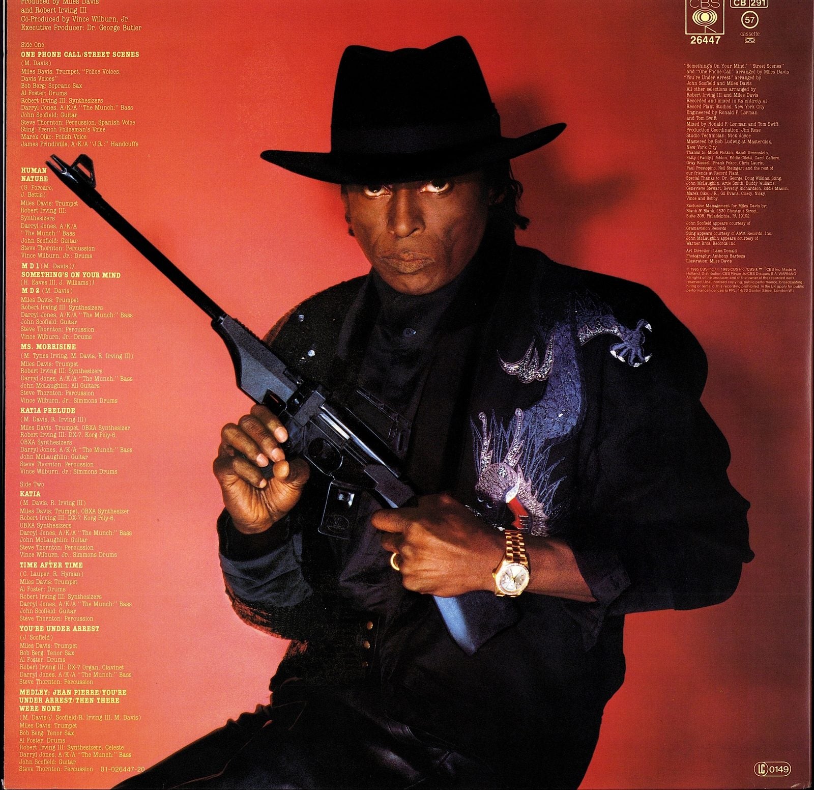 Miles Davis - You're Under Arrest Vinyl LP Kopie