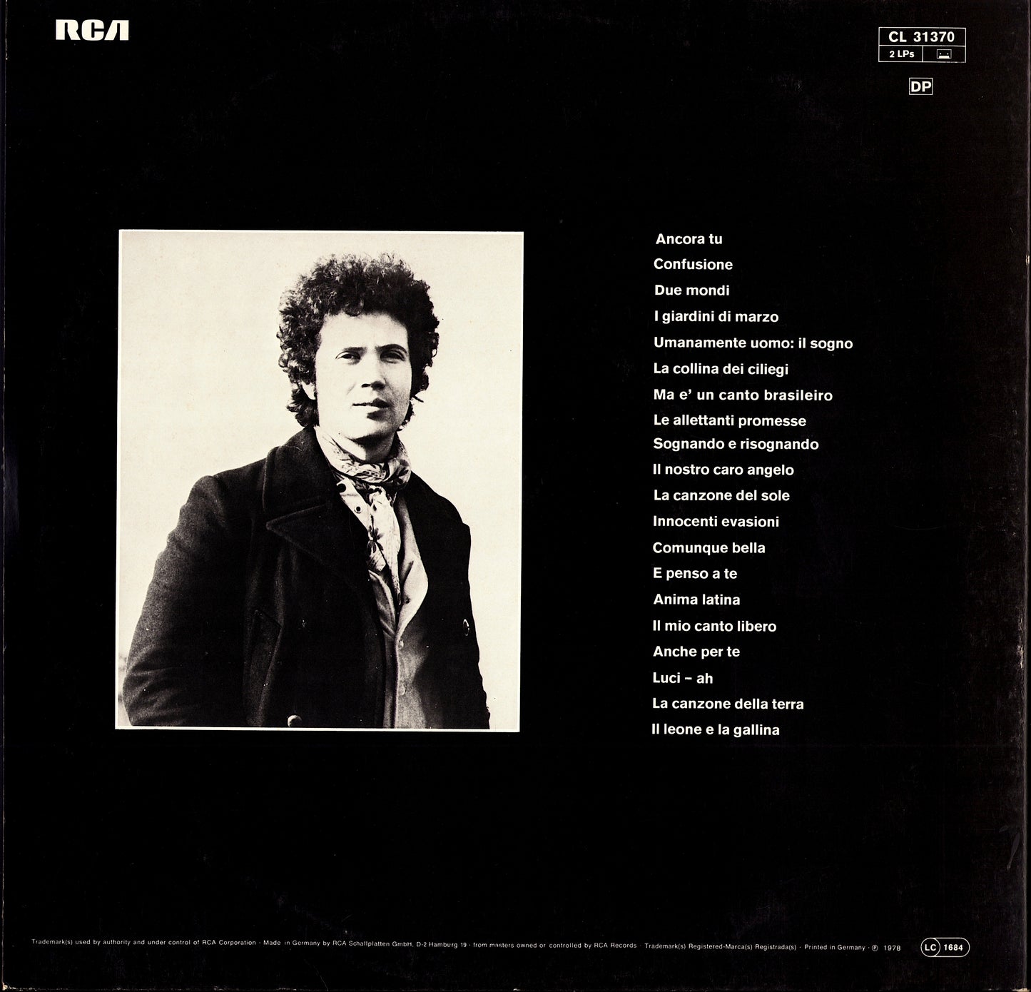 Lucio Battisti – Songs Vinyl 2LP