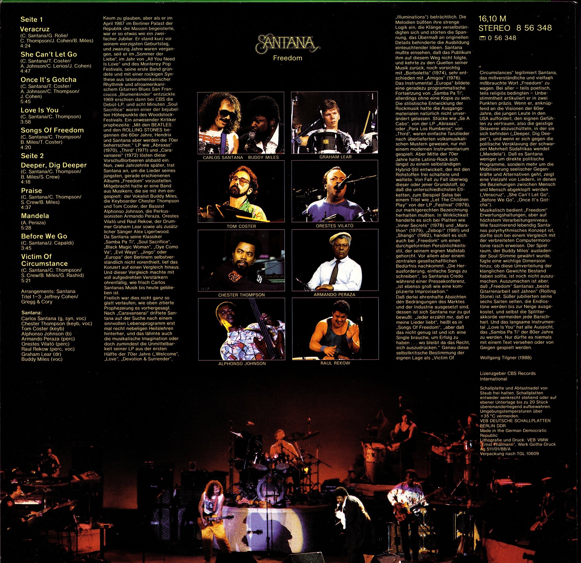 Santana – Freedom Vinyl LP