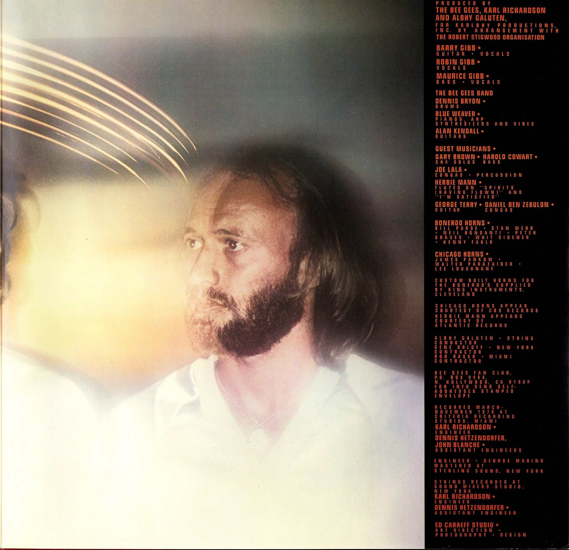 Bee Gees - Spirits Having Flown Vinyl LP Kopie