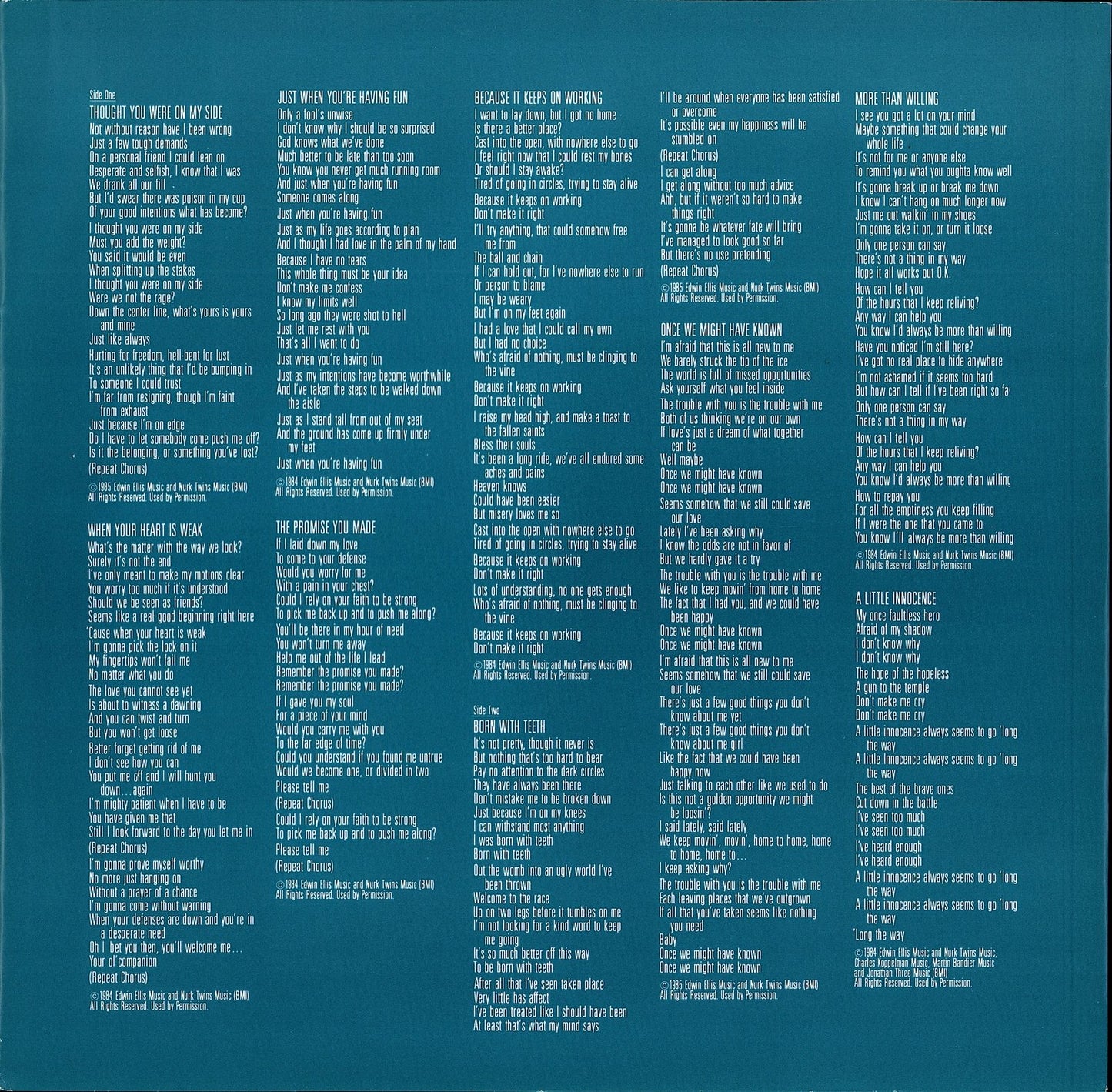 Cock Robin - Cock Robin Vinyl LP Kopie