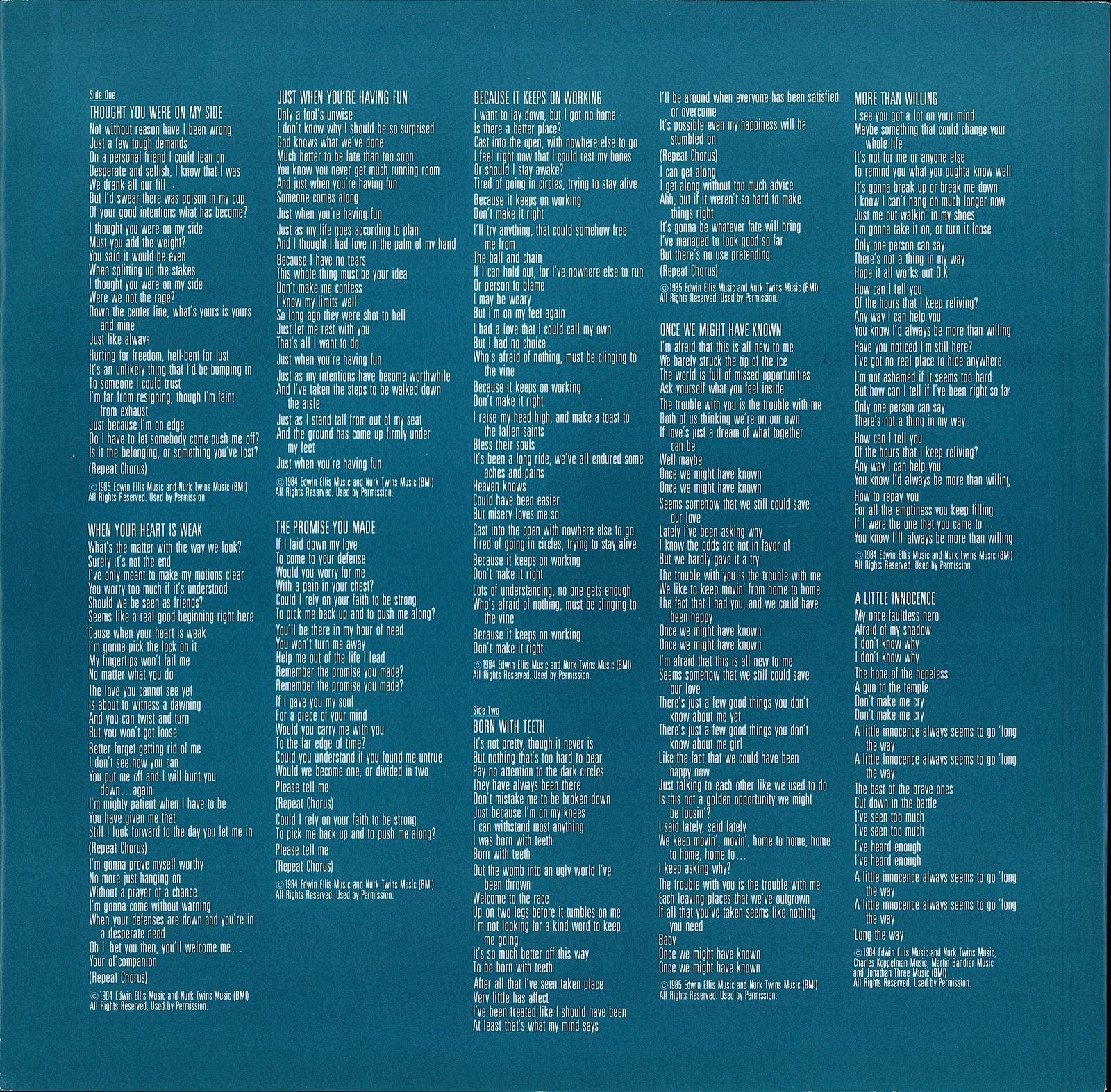 Cock Robin - Cock Robin Vinyl LP Kopie