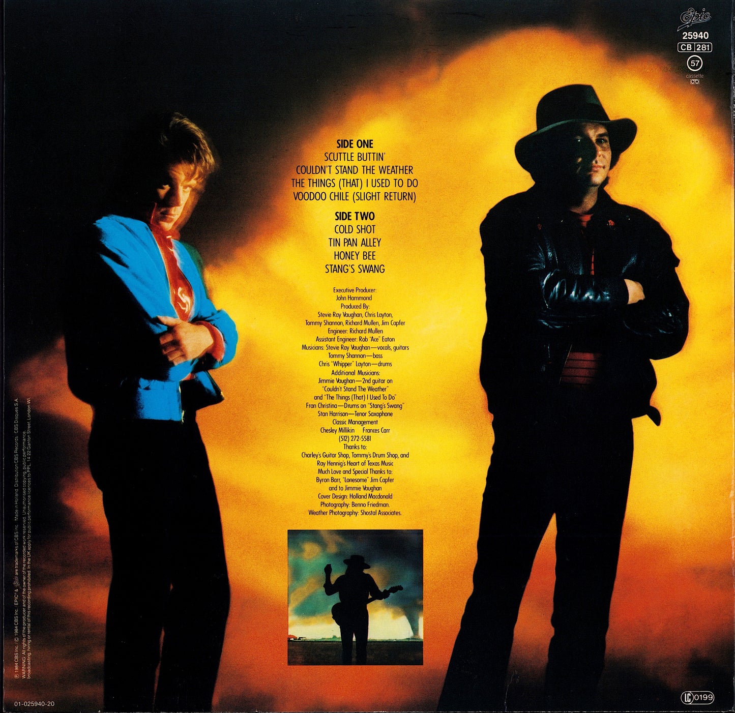 Stevie Ray Vaughan And Double Trouble – Couldn't Stand The Weather Vinyl LP