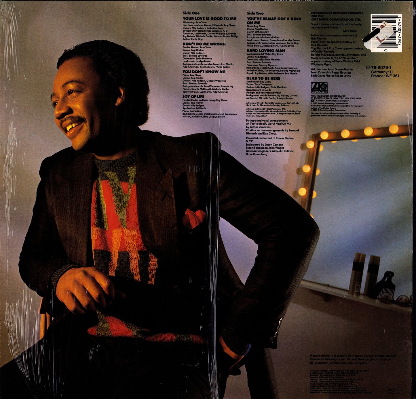 Bernard Edwards – Glad To Be Here Vinyl LP