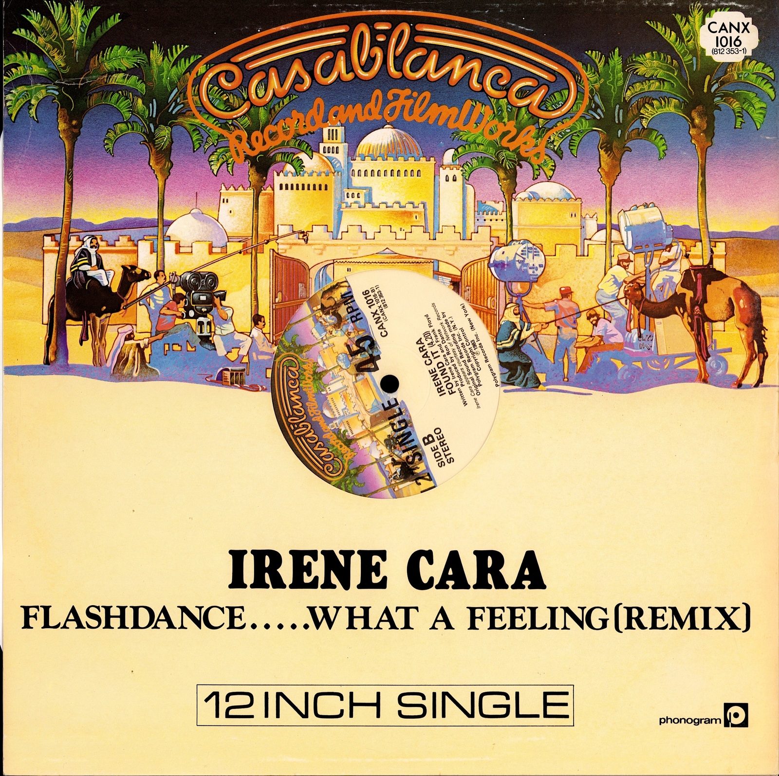 Irene Cara – Flashdance... What A Feeling Remix Vinyl 12" Maxi-Single