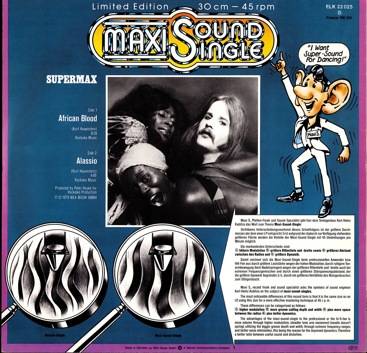 Supermax – African Blood Vinyl 12" Maxi-Single