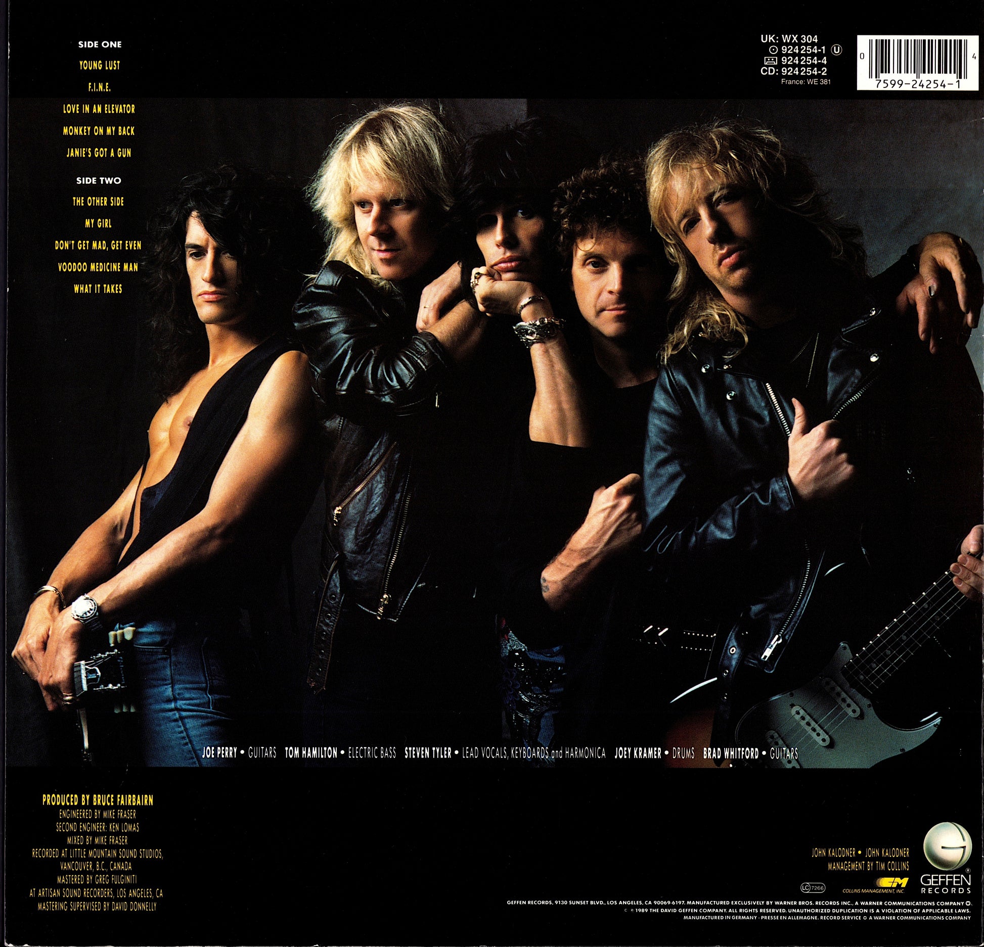 Aerosmith - Pump Vinyl LP