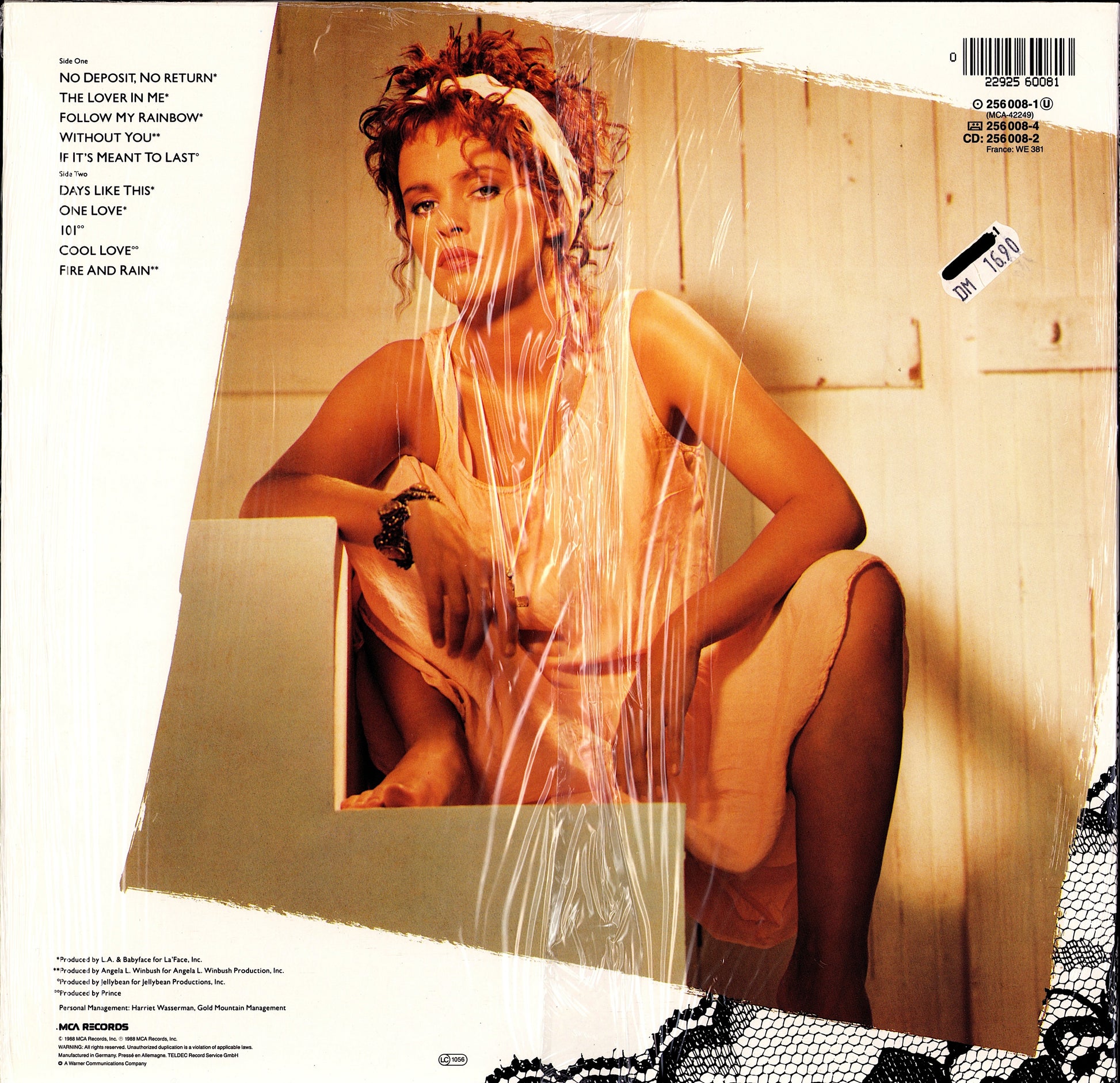 Sheena Easton – The Lover In Me Vinyl LP