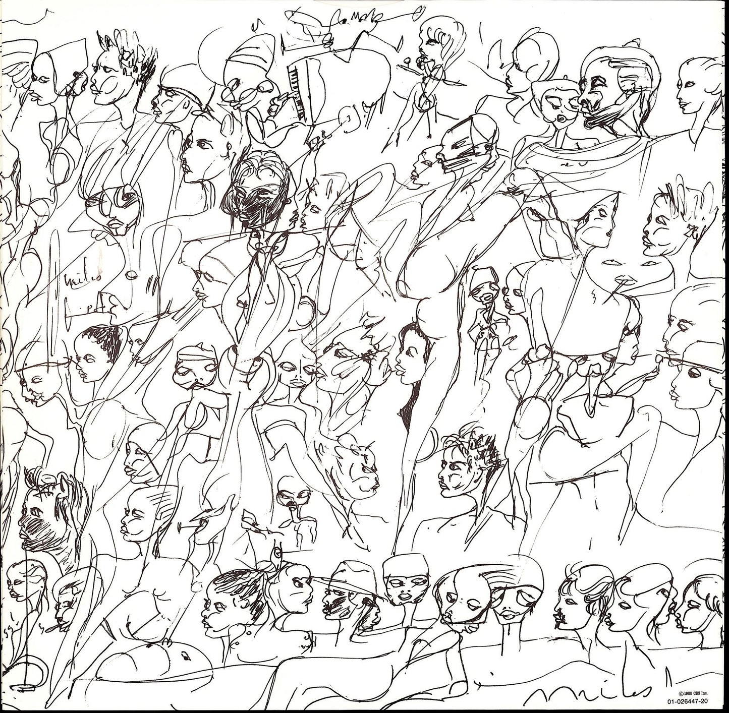 Miles Davis - You're Under Arrest Vinyl LP Kopie