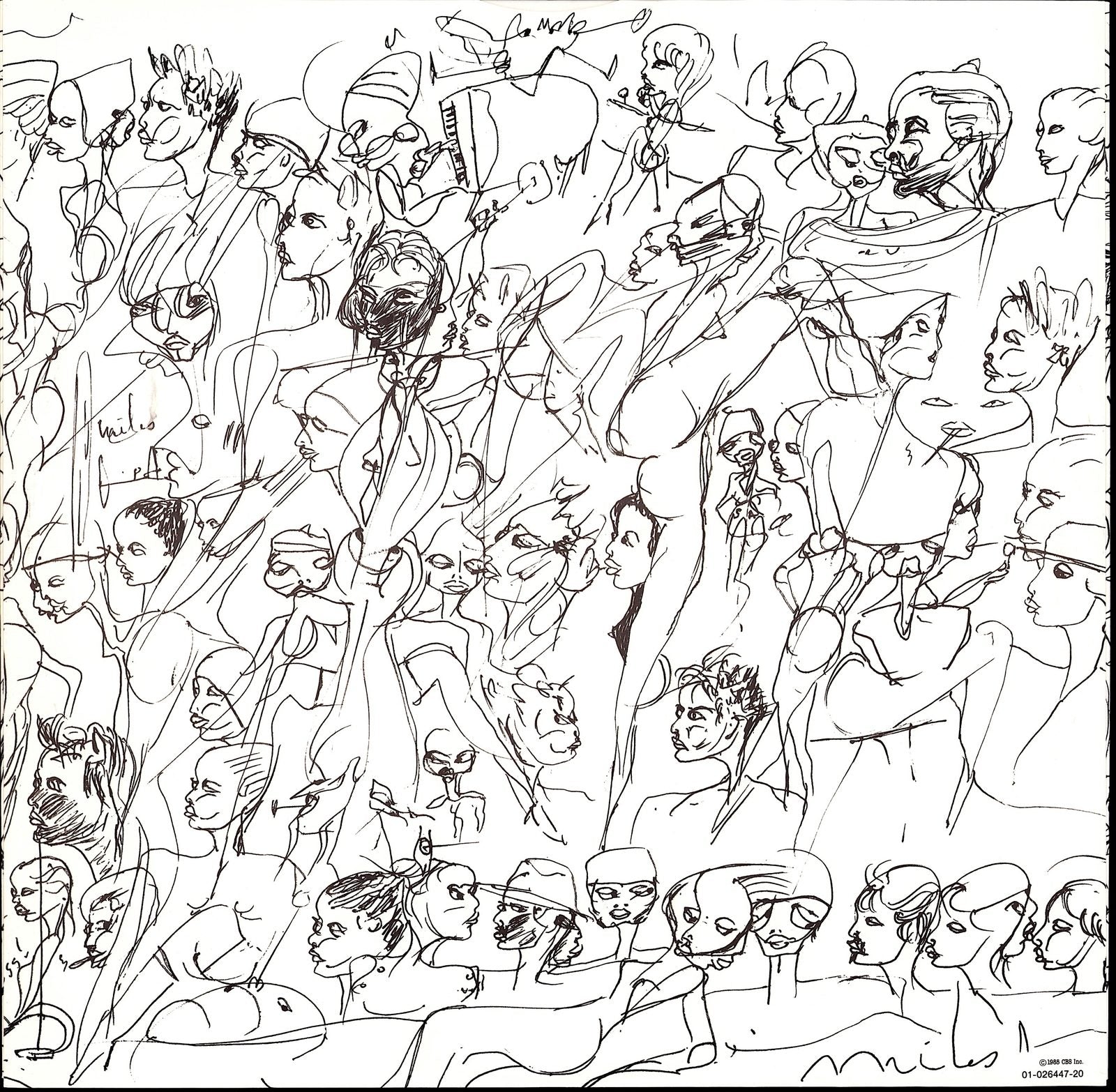 Miles Davis - You're Under Arrest Vinyl LP Kopie