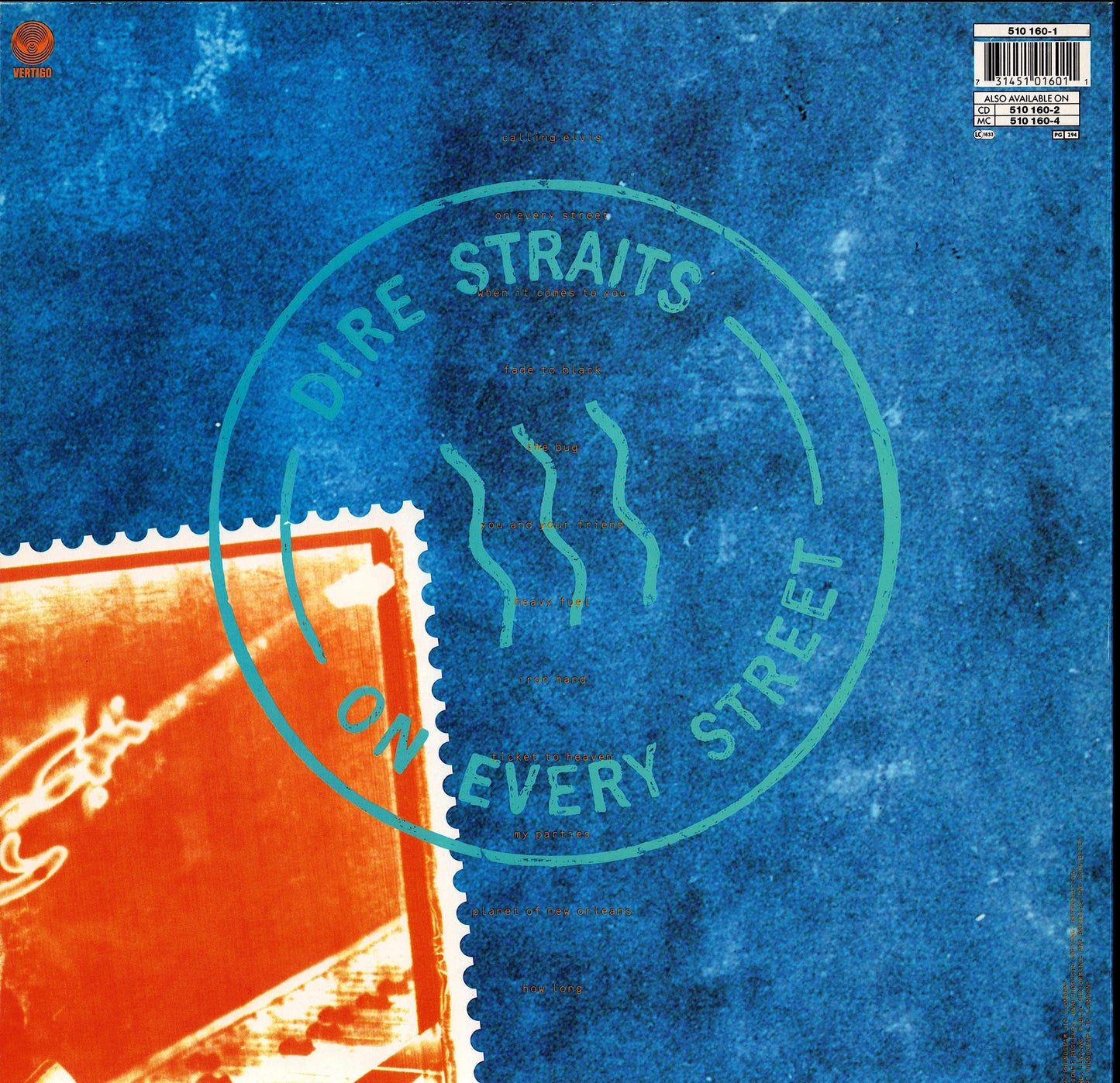 Dire Straits ‎- On Every Street Vinyl LP Kopie