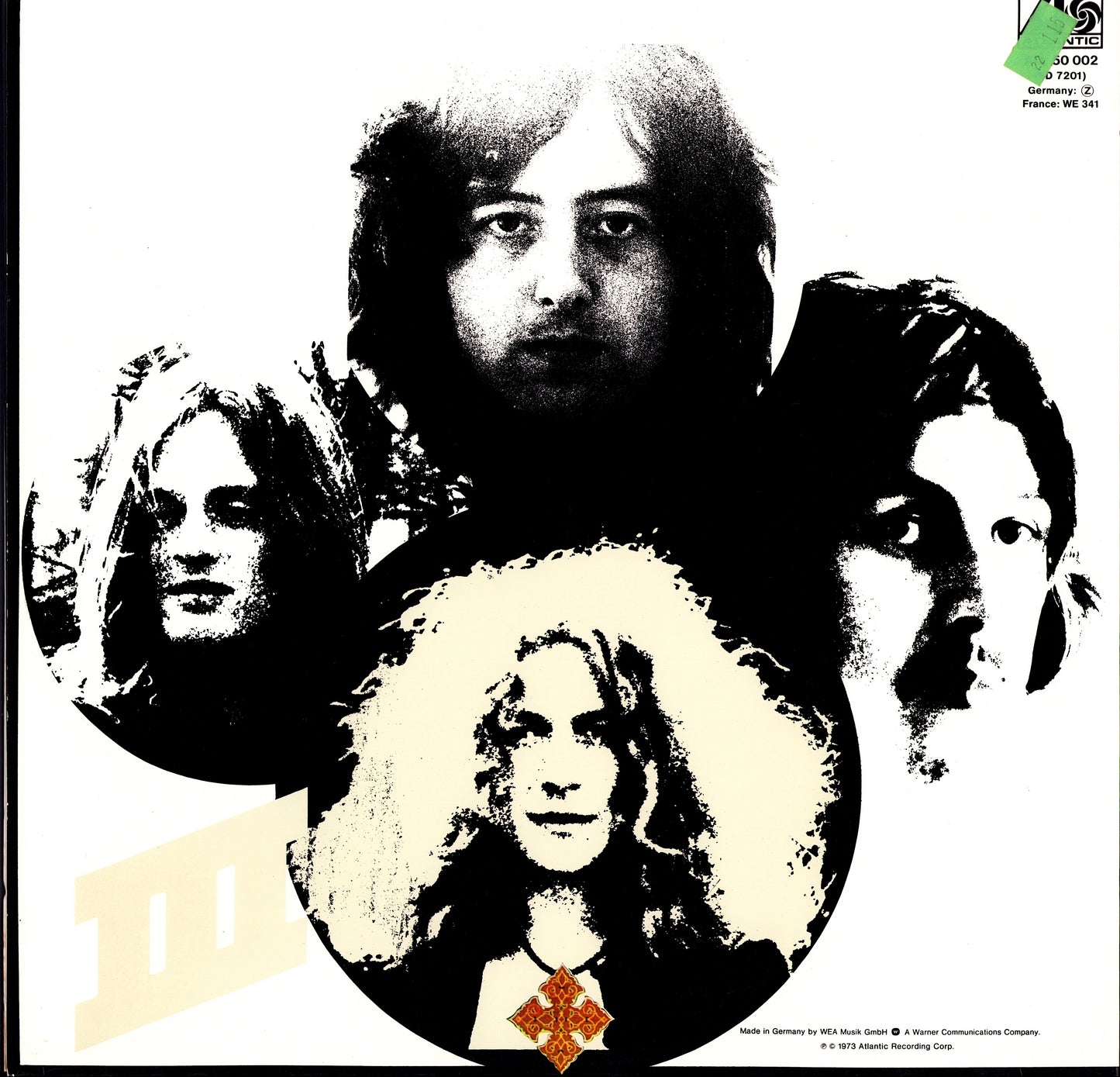 Led Zeppelin ‎- Led Zeppelin III Vinyl LP Kopie