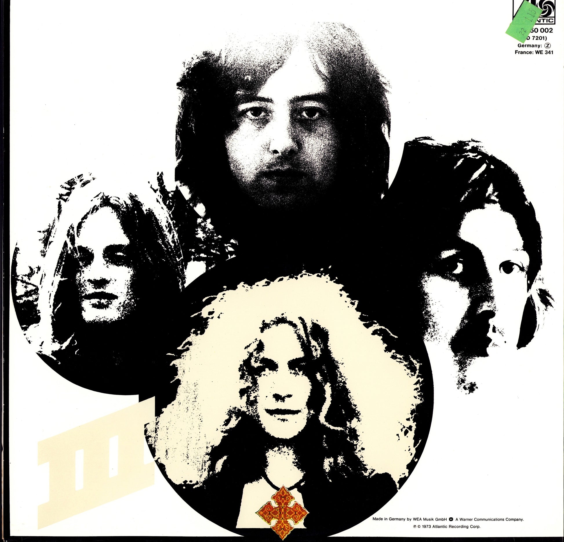 Led Zeppelin ‎- Led Zeppelin III Vinyl LP Kopie