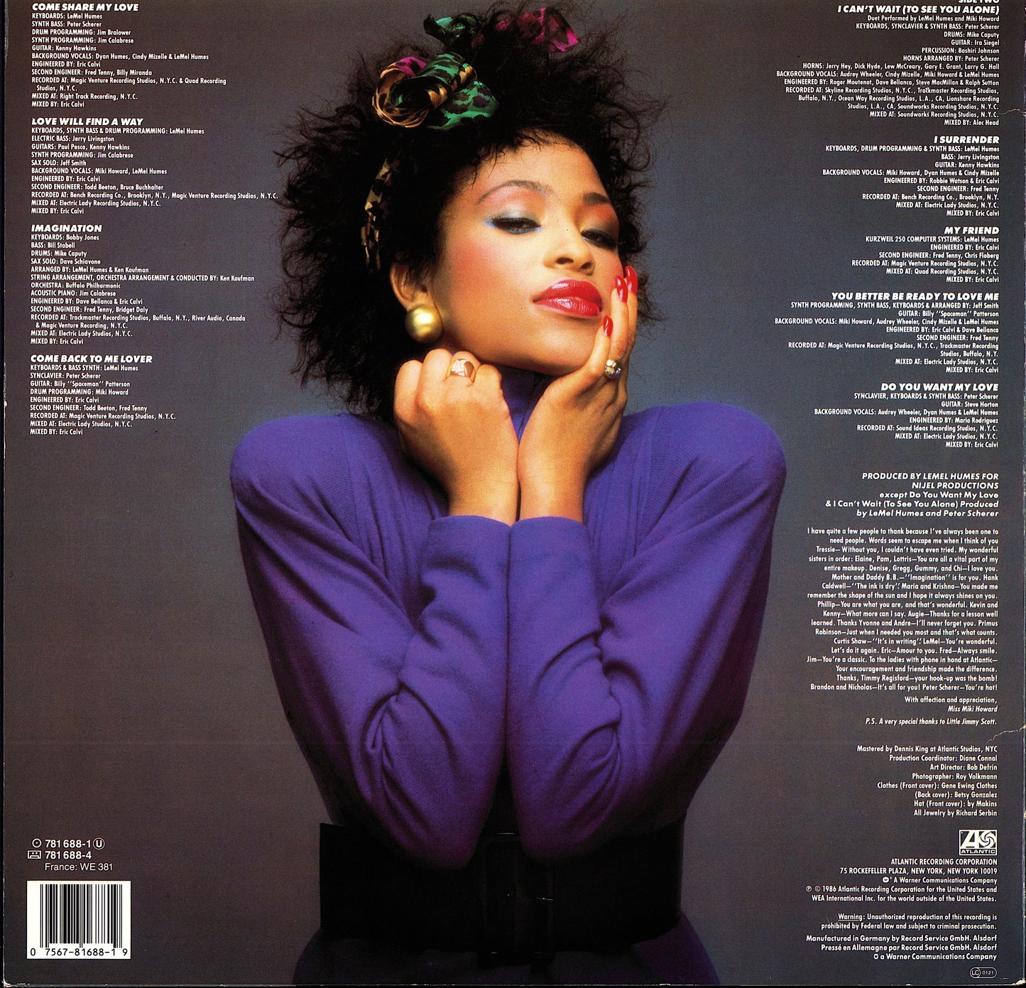 Miki Howard – Come Share My Love Vinyl LP