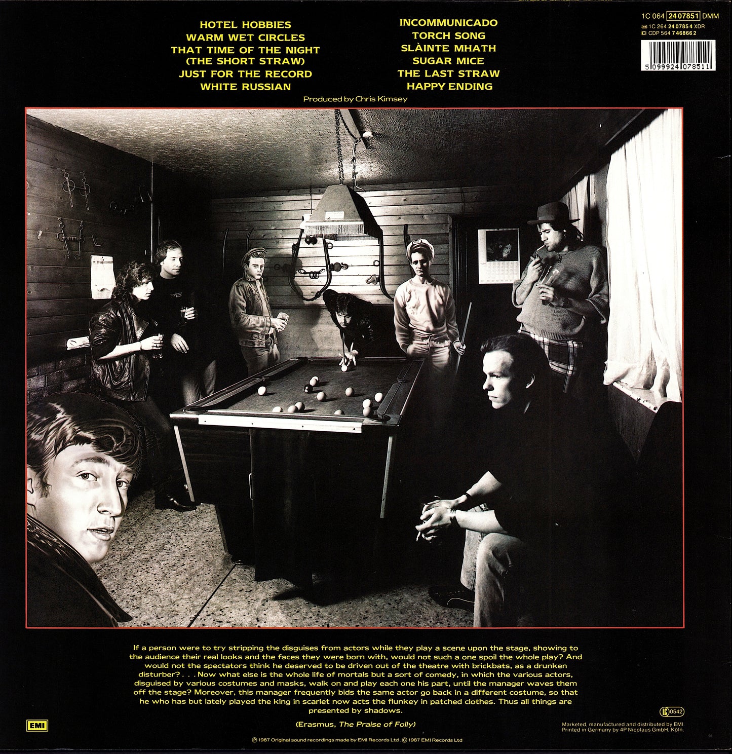 Marillion ‎- Clutching At Straws Vinyl LP