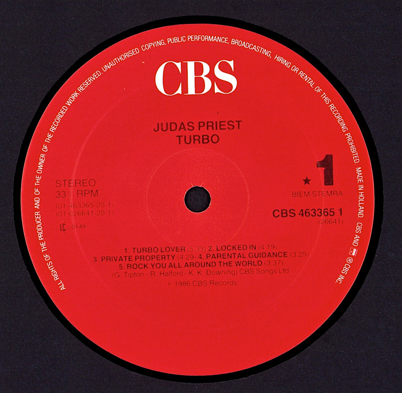 Judas Priest - Turbo Vinyl LP