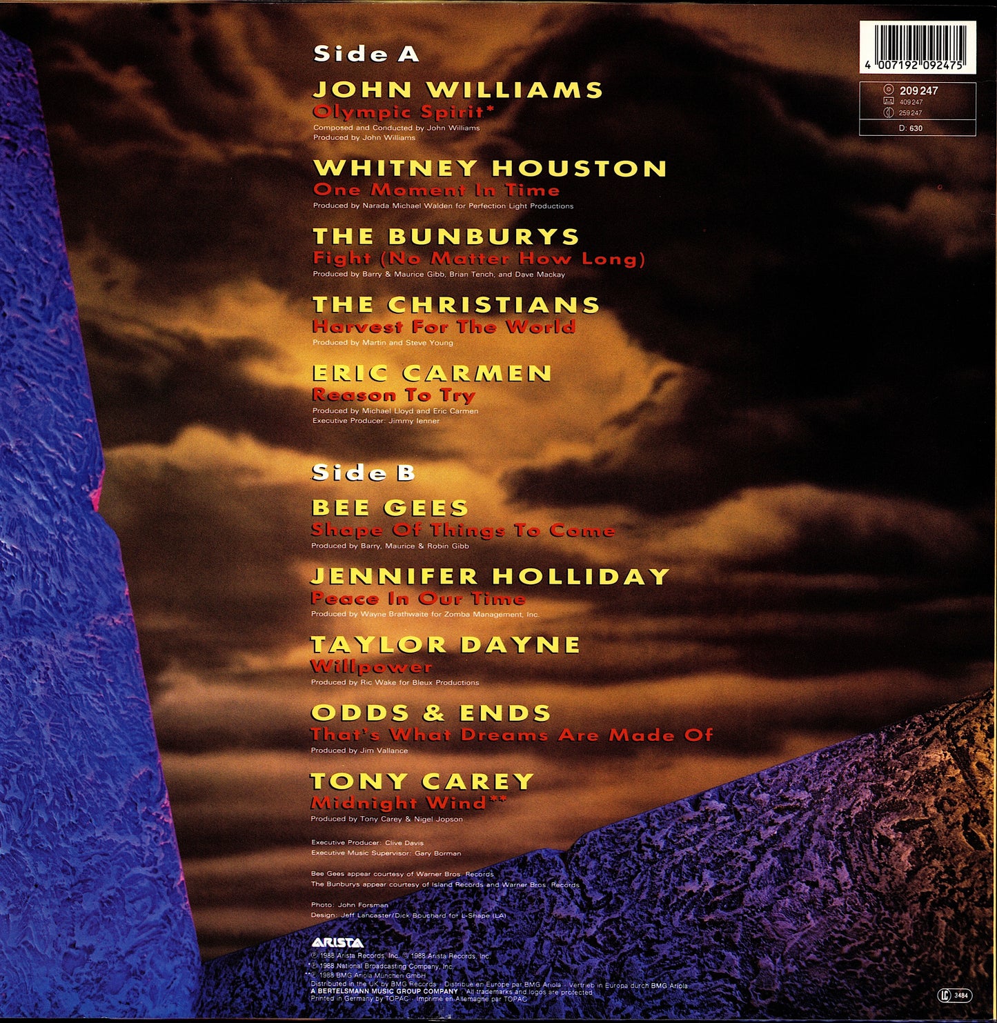 Whitney Houston – I'm Your Baby Tonight Vinyl LP Kopie