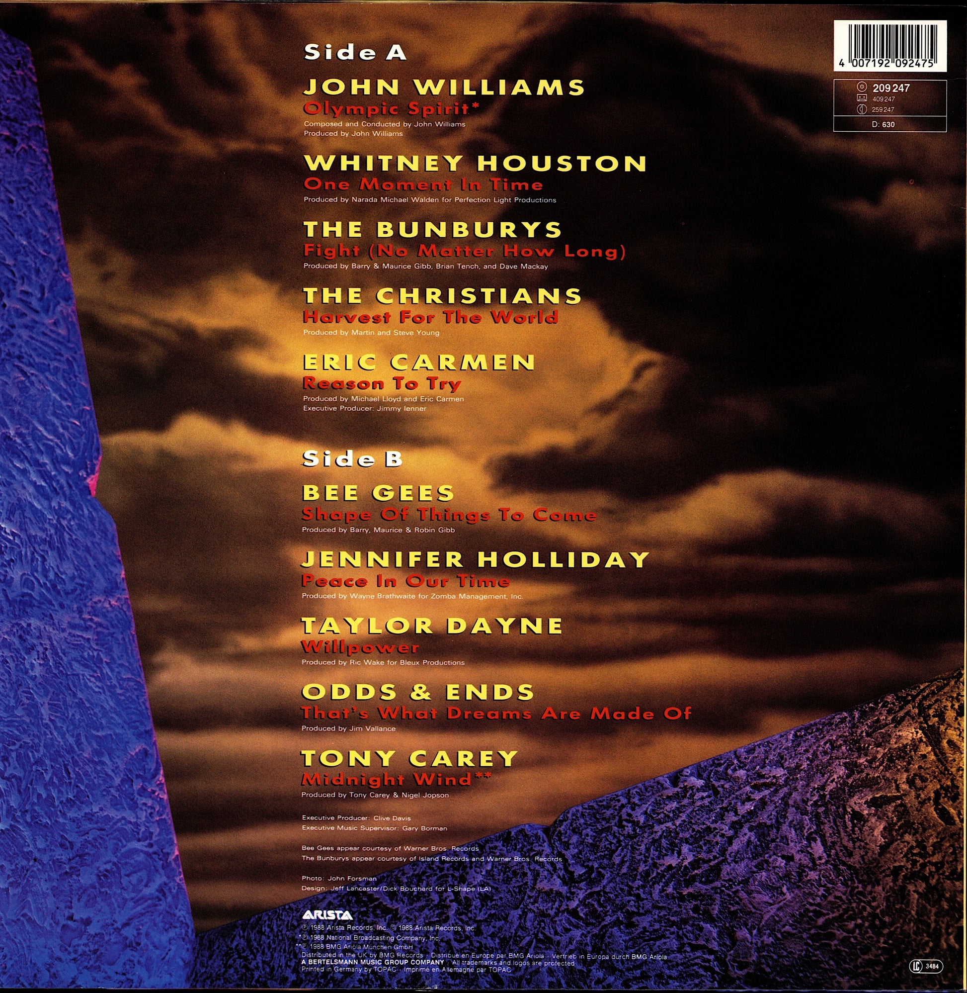 Whitney Houston – I'm Your Baby Tonight Vinyl LP Kopie