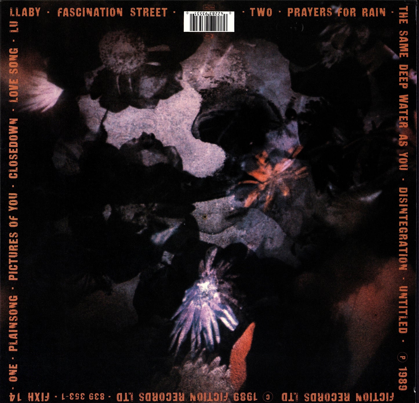 The Cure ‎- Disintegration Vinyl LP