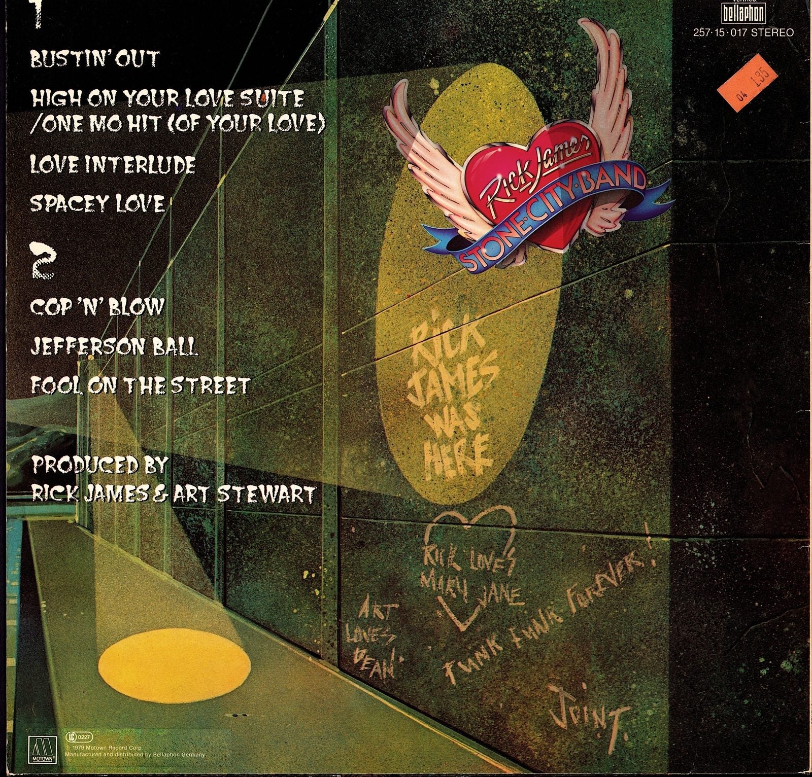 Rick James – Bustin' Out Of L Seven Vinyl LP