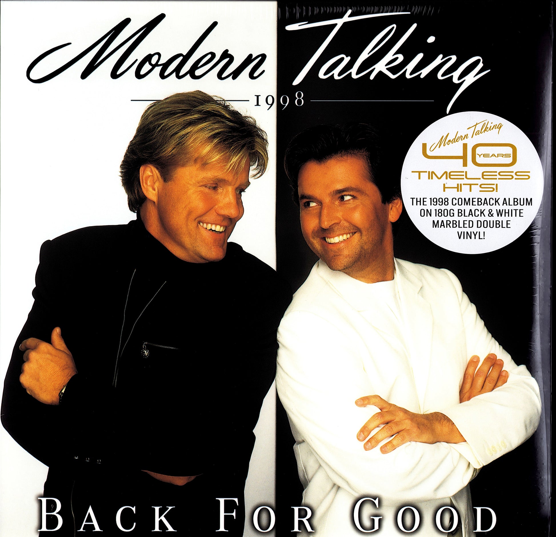 Modern Talking - Back For Good Black & White Marbled Vinyl 2LP
