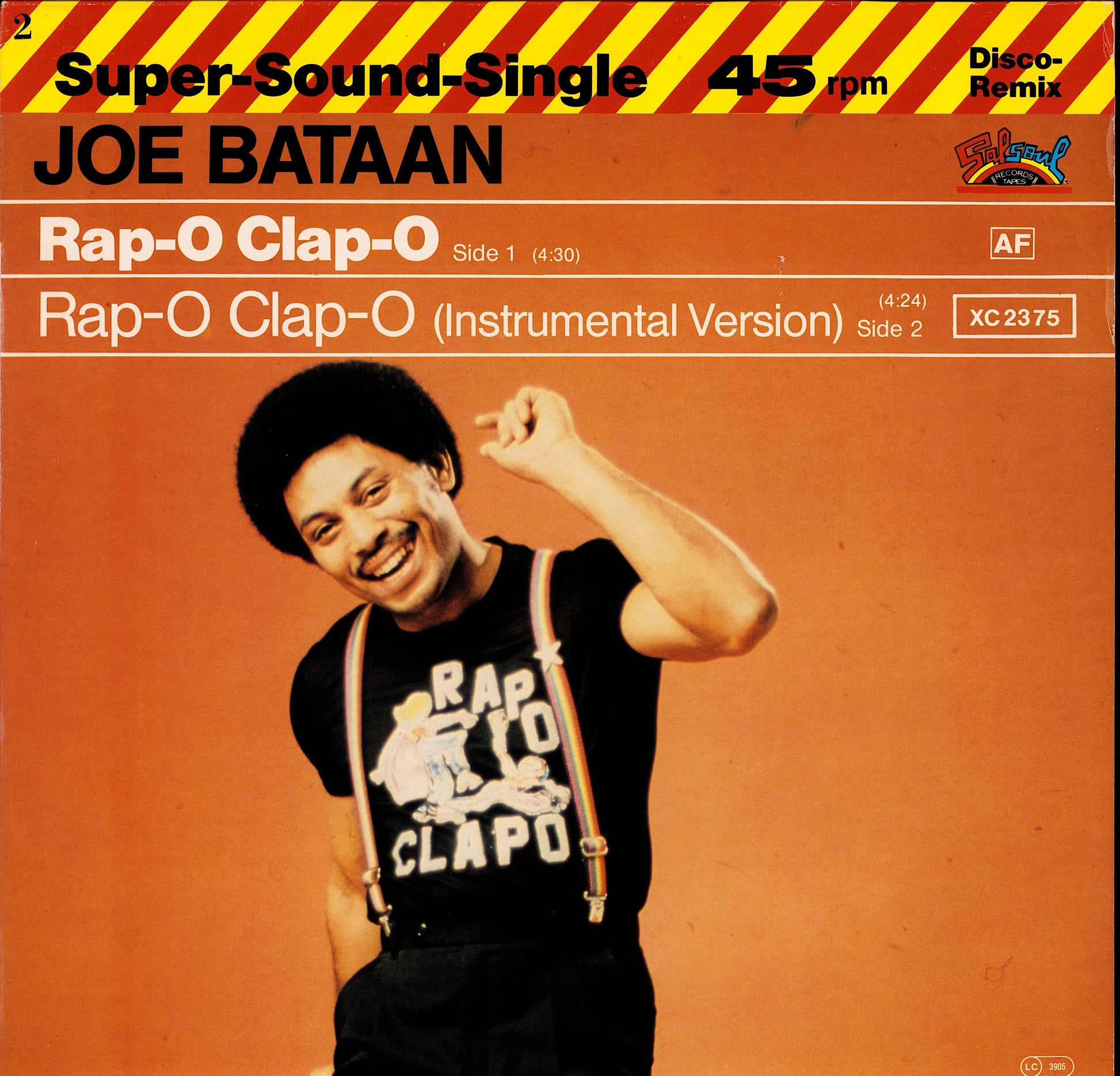 Joe Bataan – Rap-O Clap-O Disco Remix Vinyl 12" Maxi-Single
