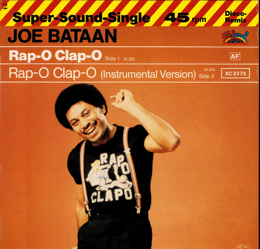Joe Bataan – Rap-O Clap-O Disco Remix Vinyl 12" Maxi-Single