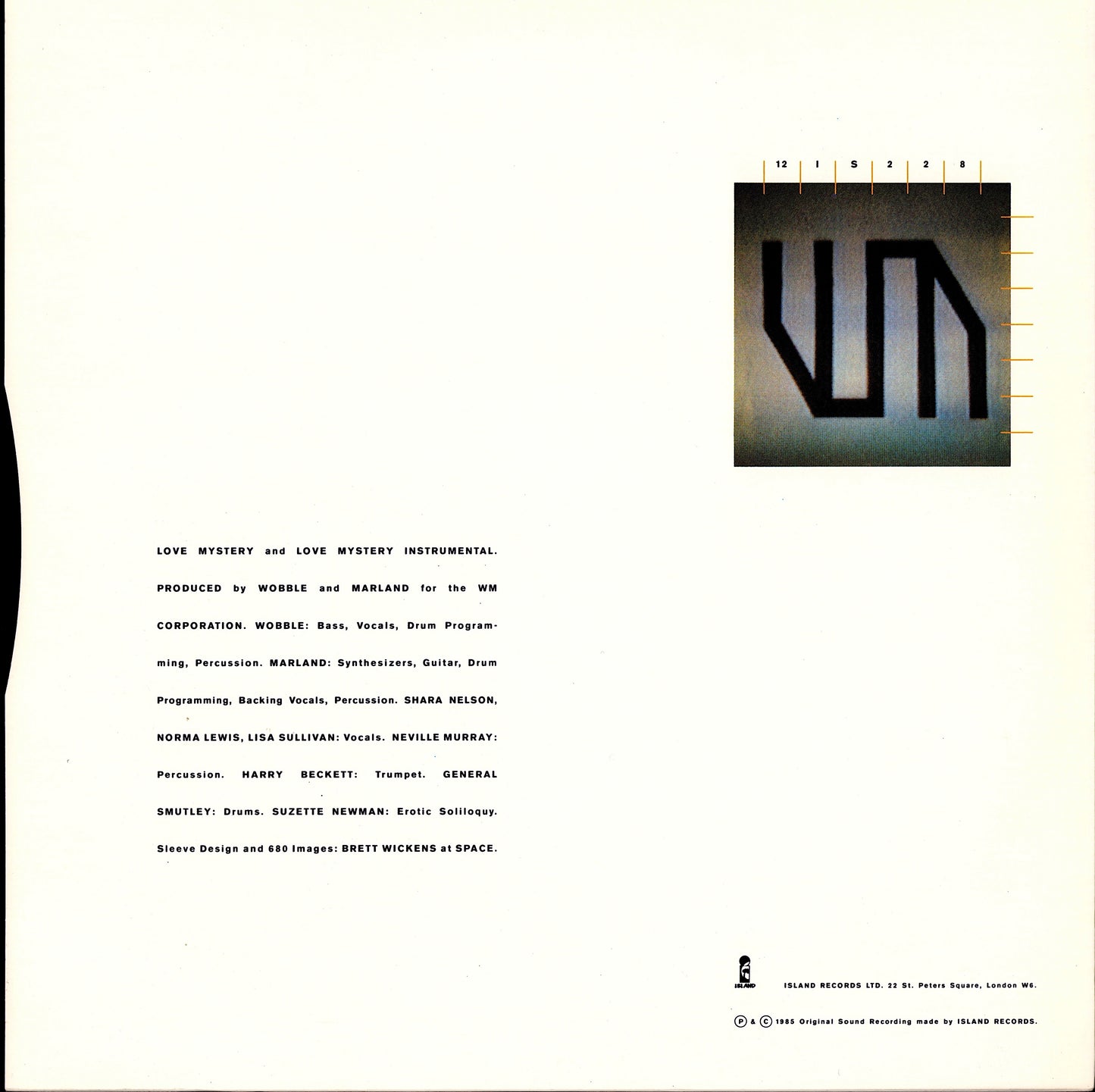 Jah Wobble – Blow Out Vinyl 12" Kopie