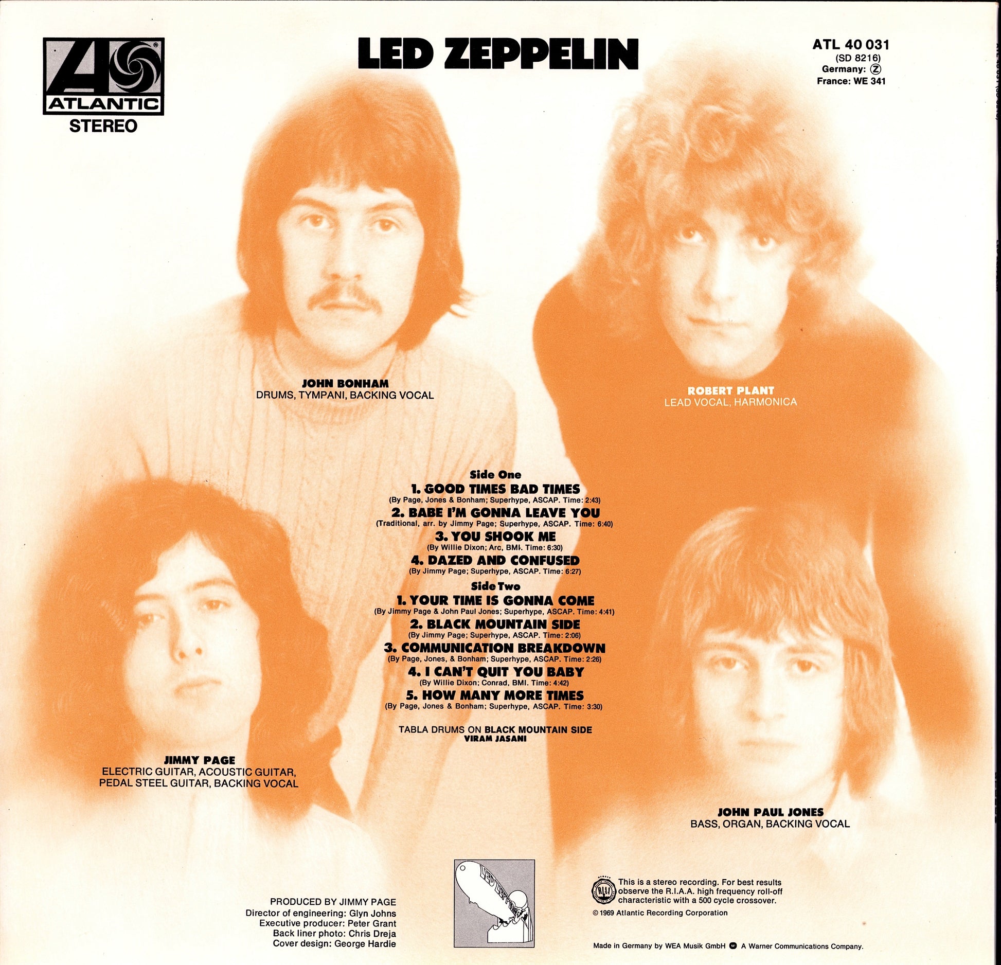 Led Zeppelin ‎- Led Zeppelin III Vinyl LP Kopie Kopie