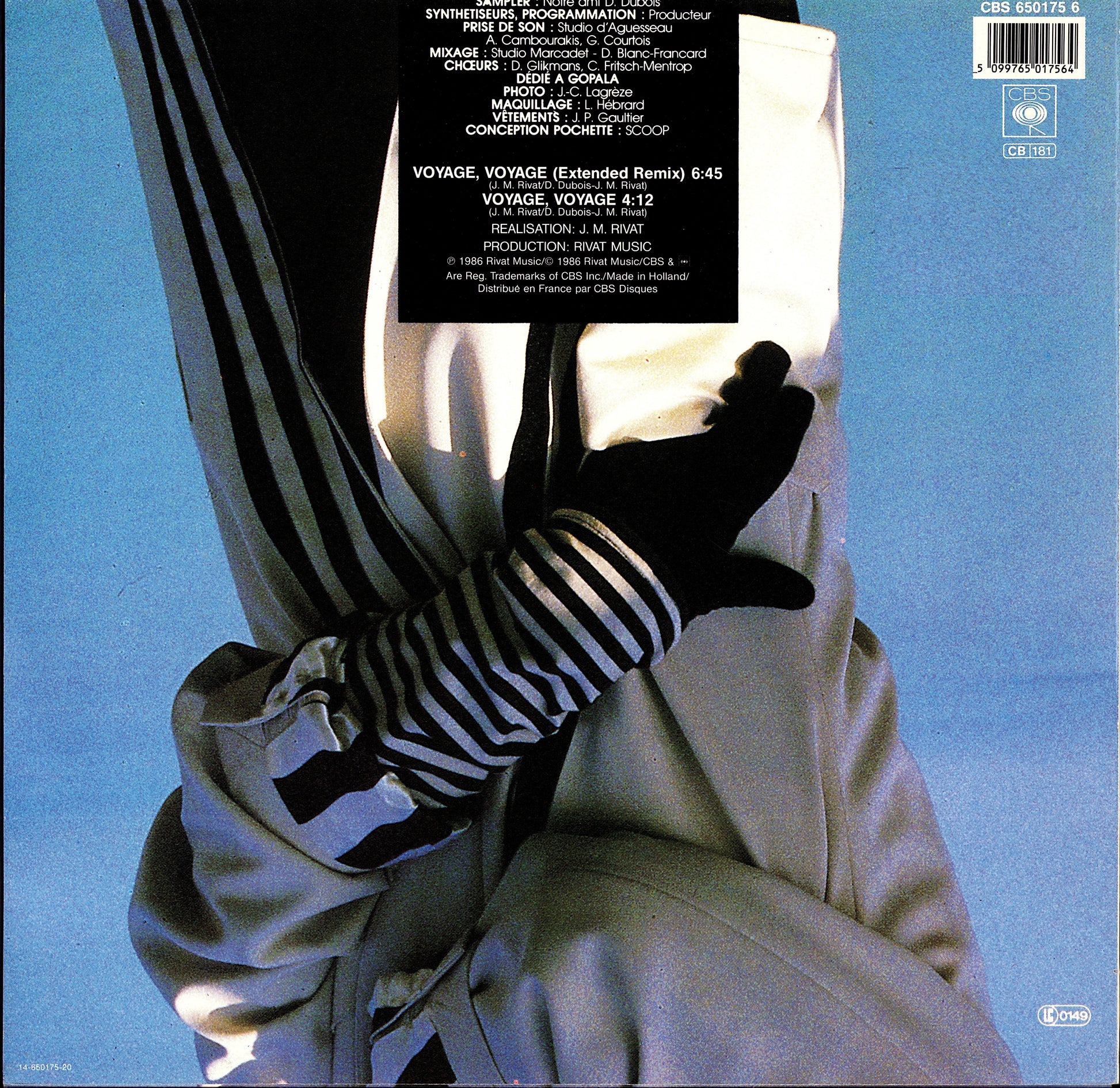 Desireless - Voyage Voyage Vinyl 12" Maxi-Single Vinyl 12"