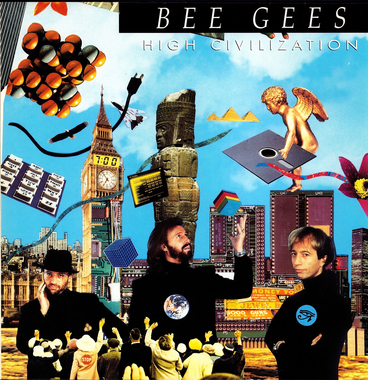 Bee Gees ‎- High Civilization Vinyl LP Kopie