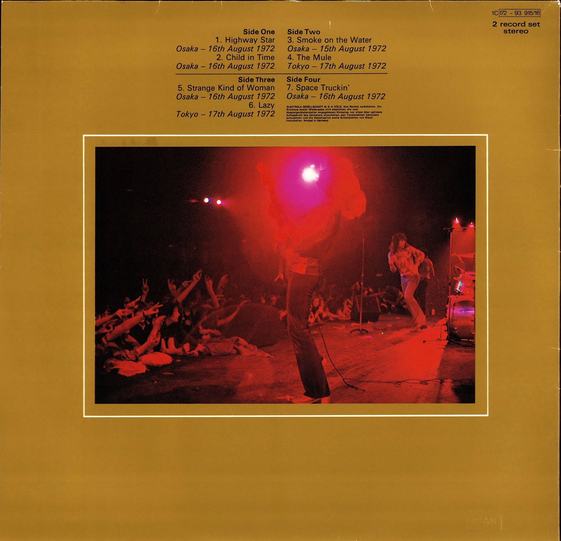 Deep Purple ‎- Made In Japan Vinyl 2LP Kopie