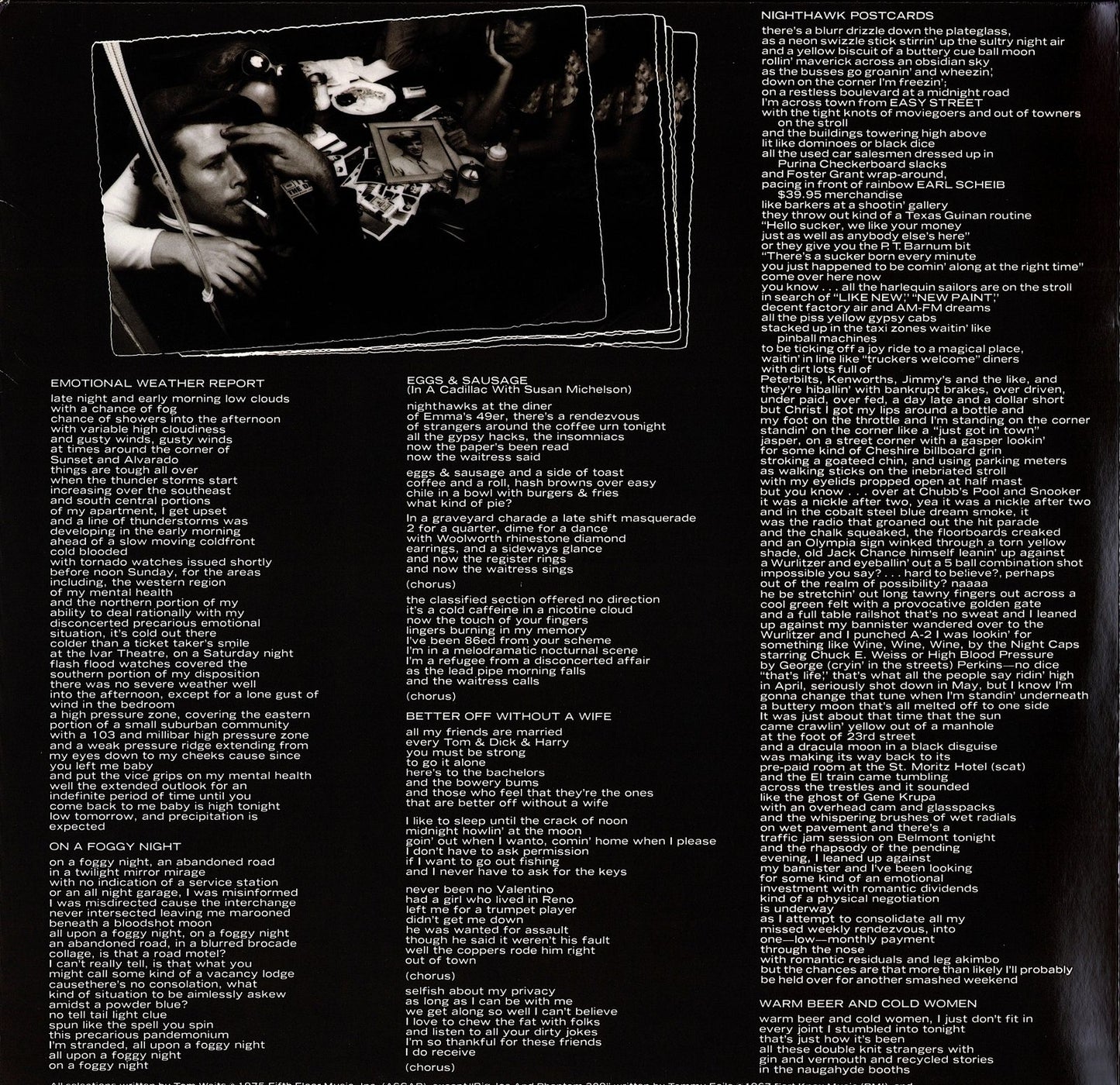 Tom Waits - Nighthawks At The Diner Vinyl 2LP