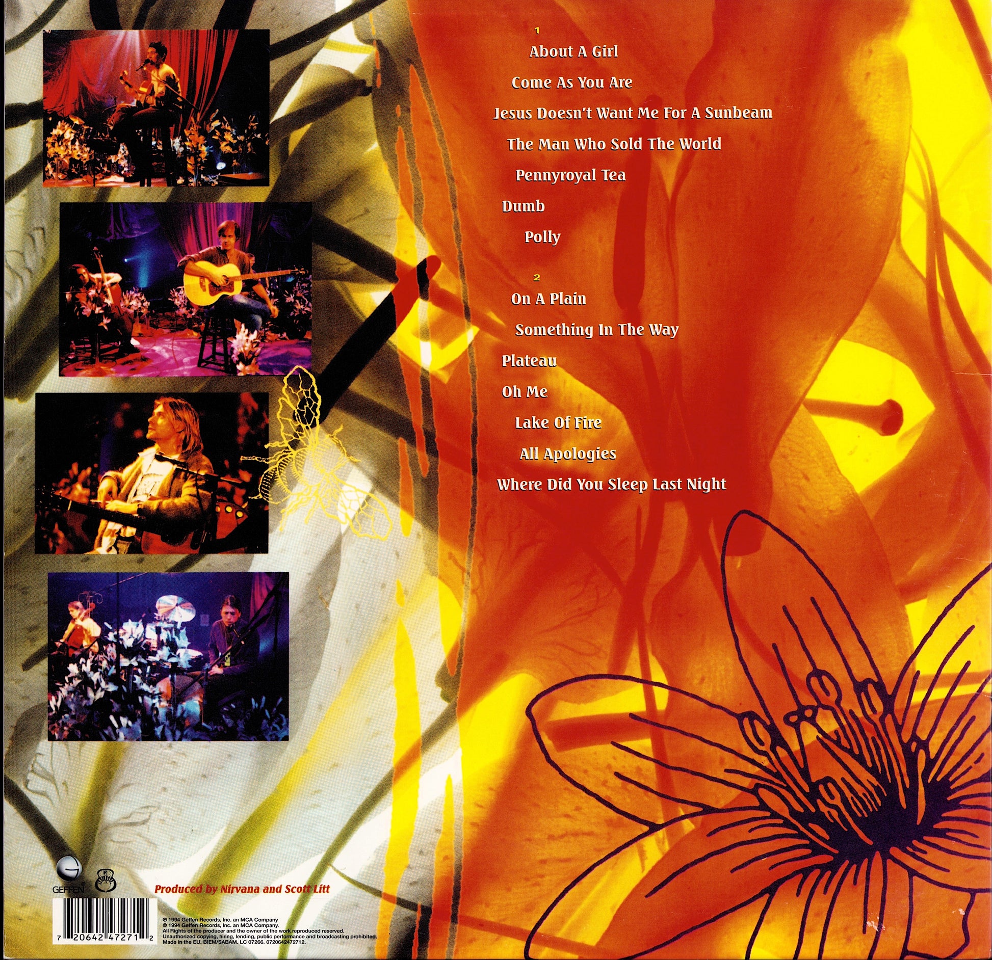 Nirvana – MTV Unplugged In New York Vinyl LP