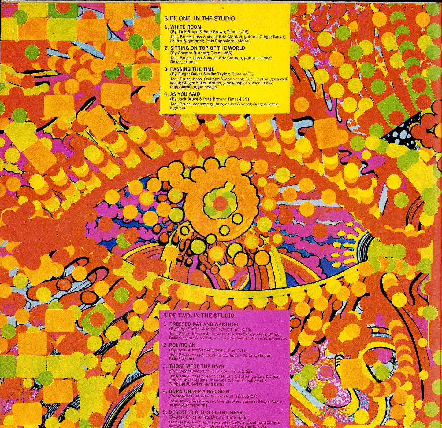 Cream - Wheels Of Fire Vinyl 2LP