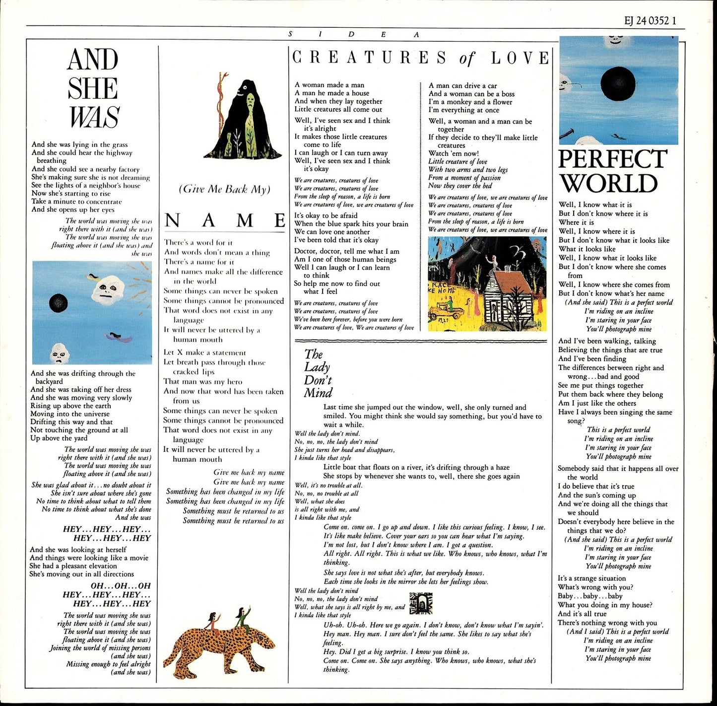 Talking Heads - Little Creatures Vinyl LP