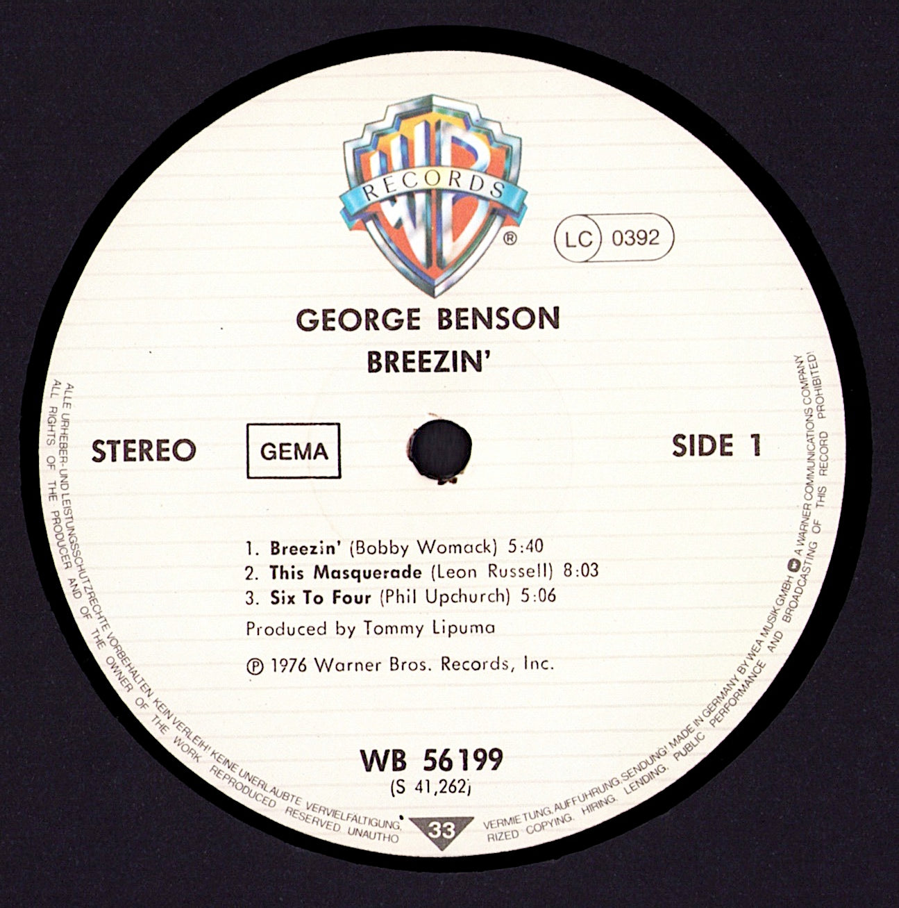 George Benson – Breezin´ Vinyl LP
