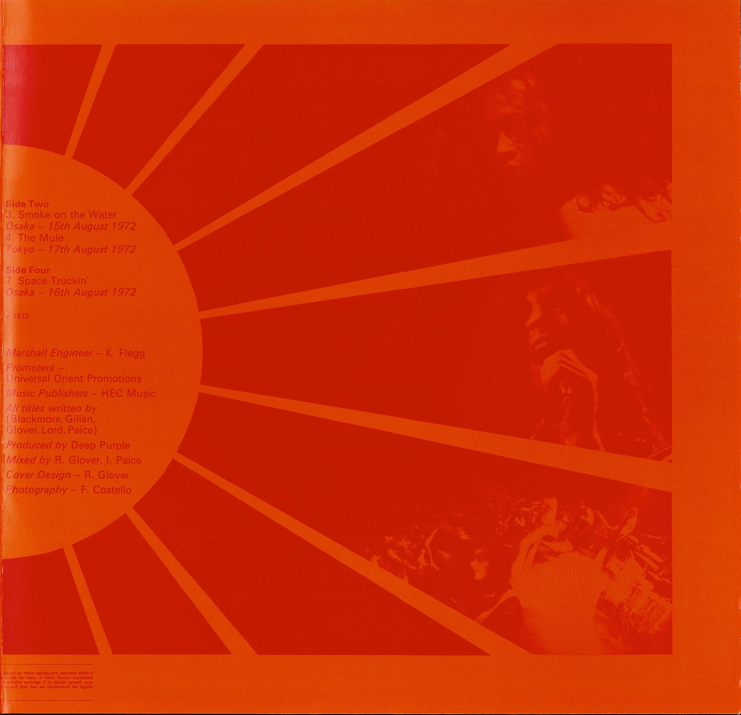 Deep Purple ‎- Made In Japan Vinyl 2LP Kopie