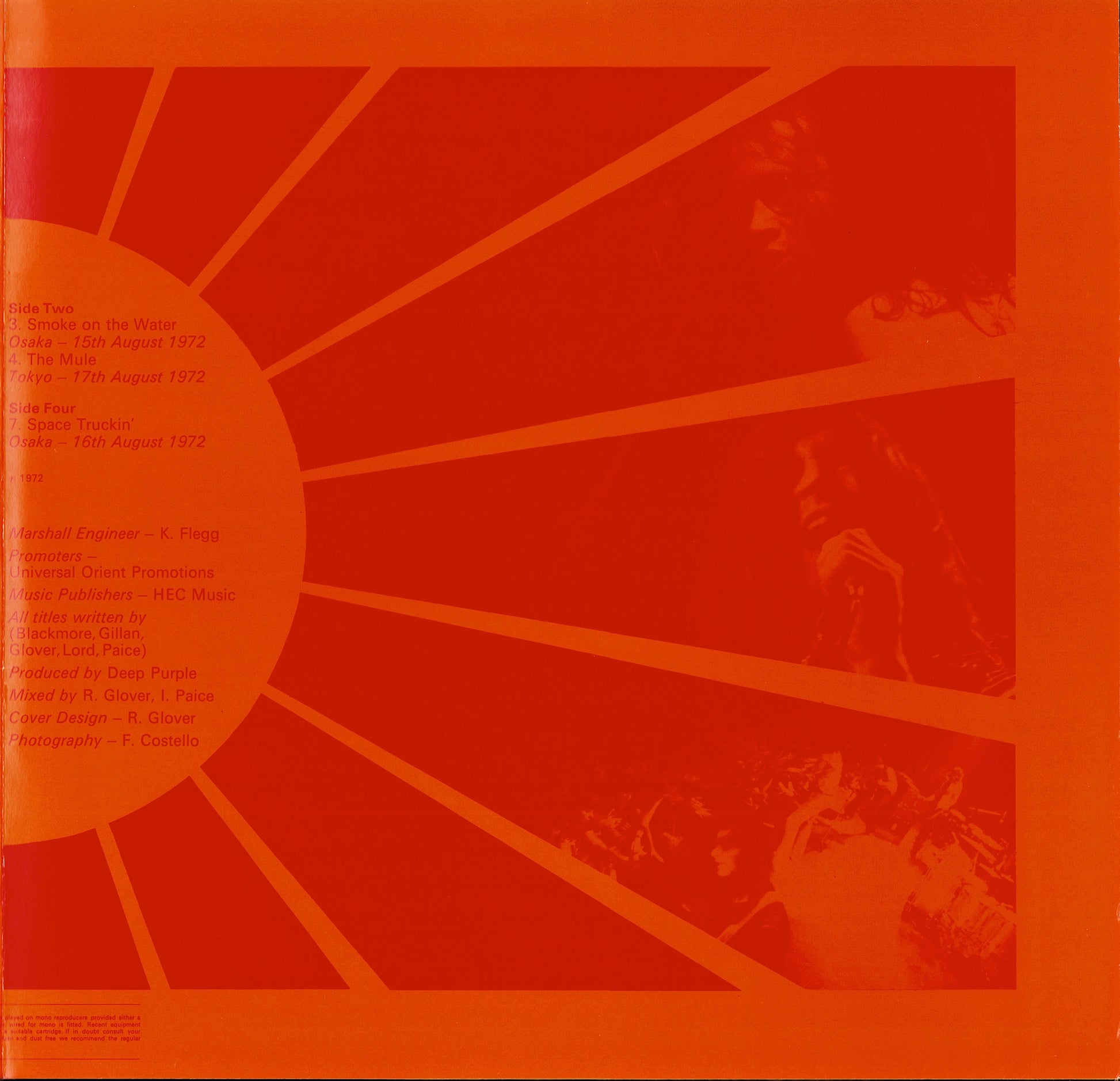 Deep Purple ‎- Made In Japan Vinyl 2LP Kopie