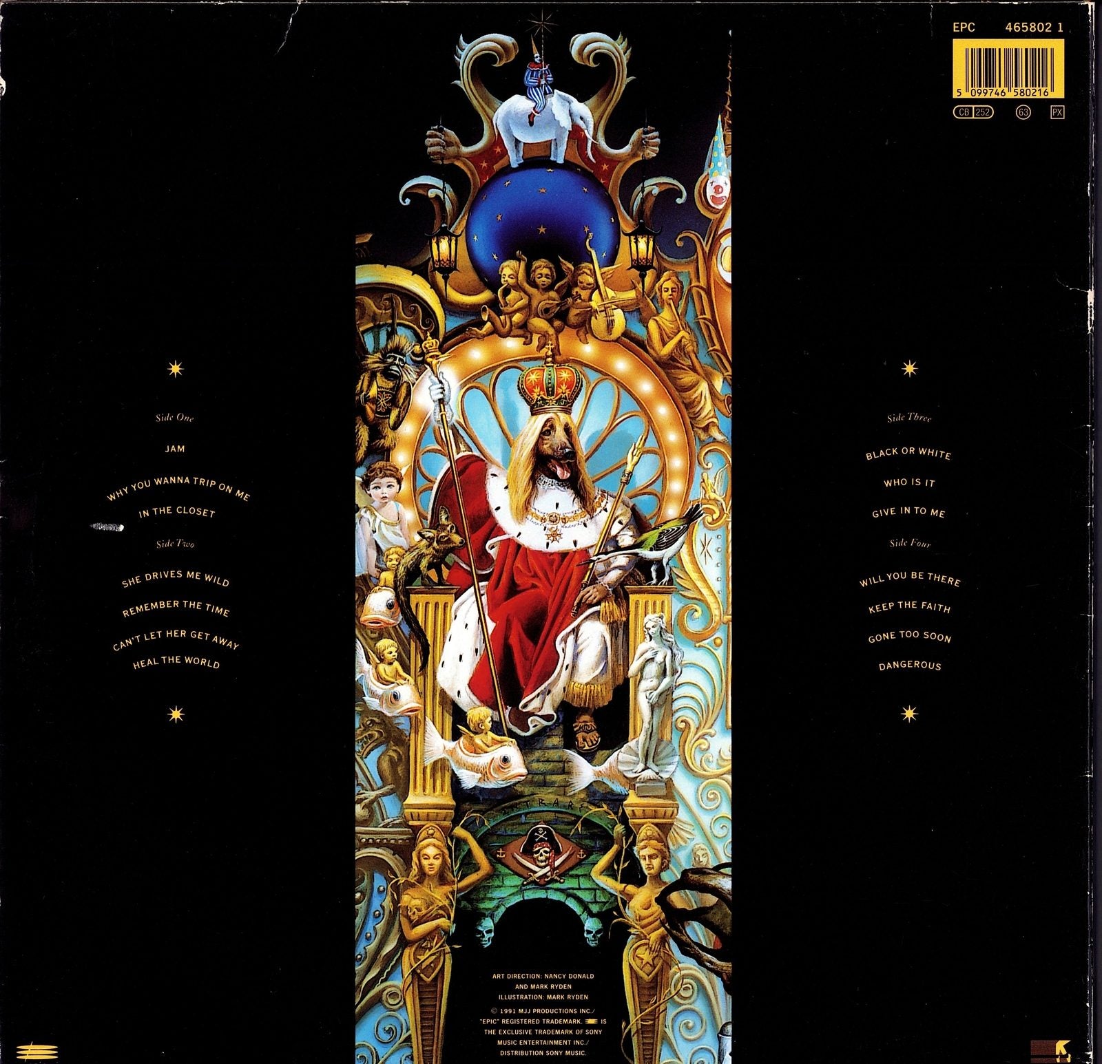 Michael Jackson ‎– Dangerous Vinyl 2LP