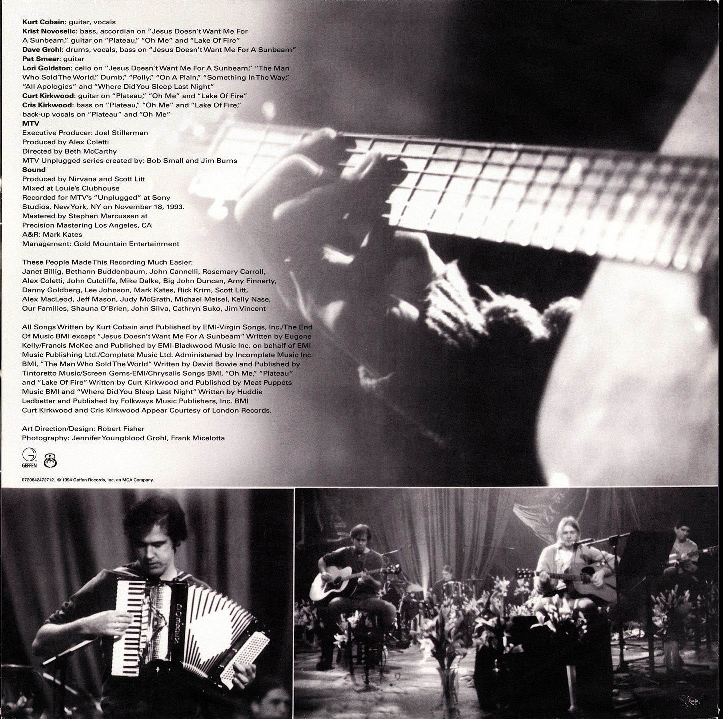 Nirvana – MTV Unplugged In New York Vinyl LP