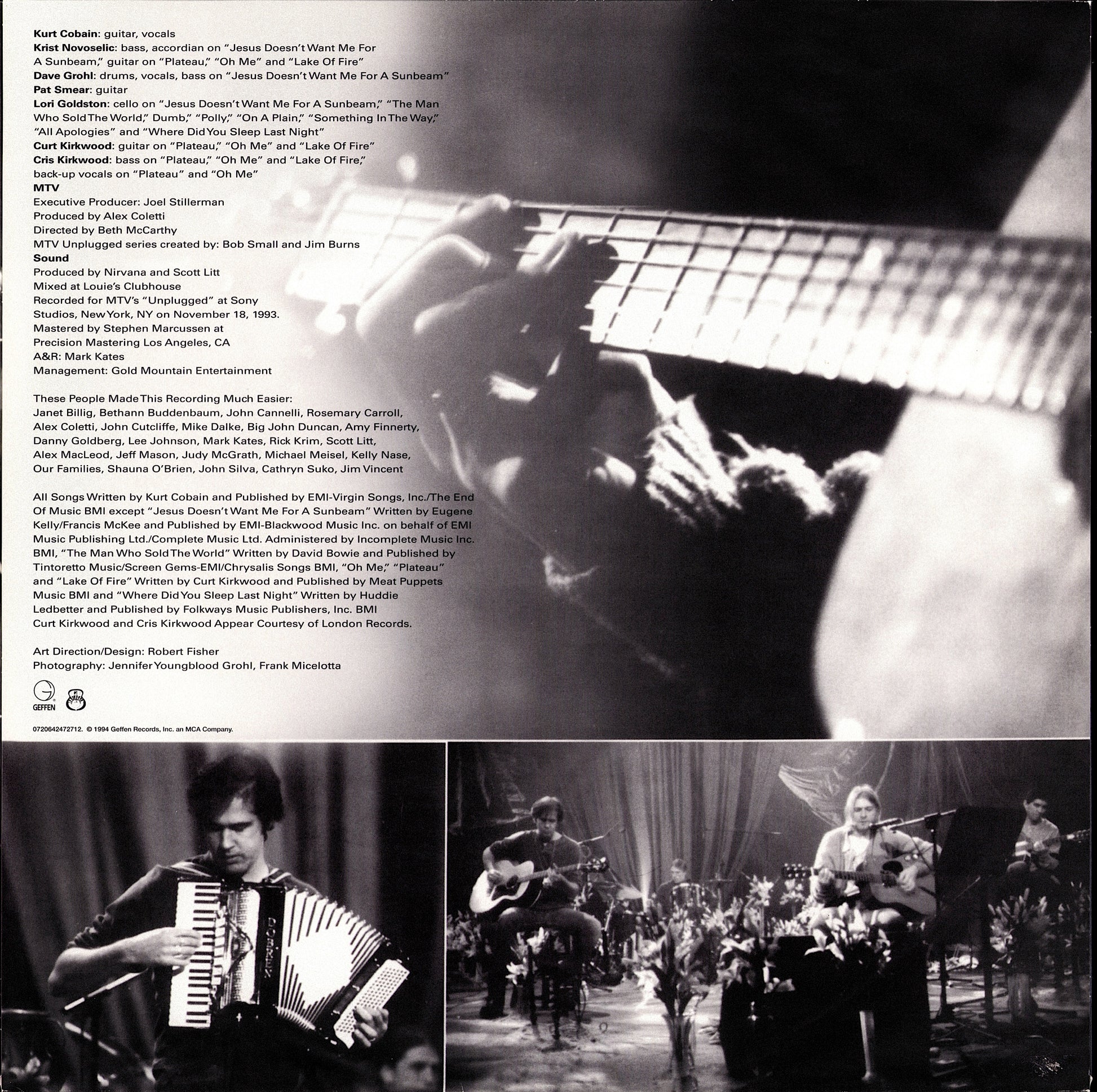 Nirvana – MTV Unplugged In New York Vinyl LP