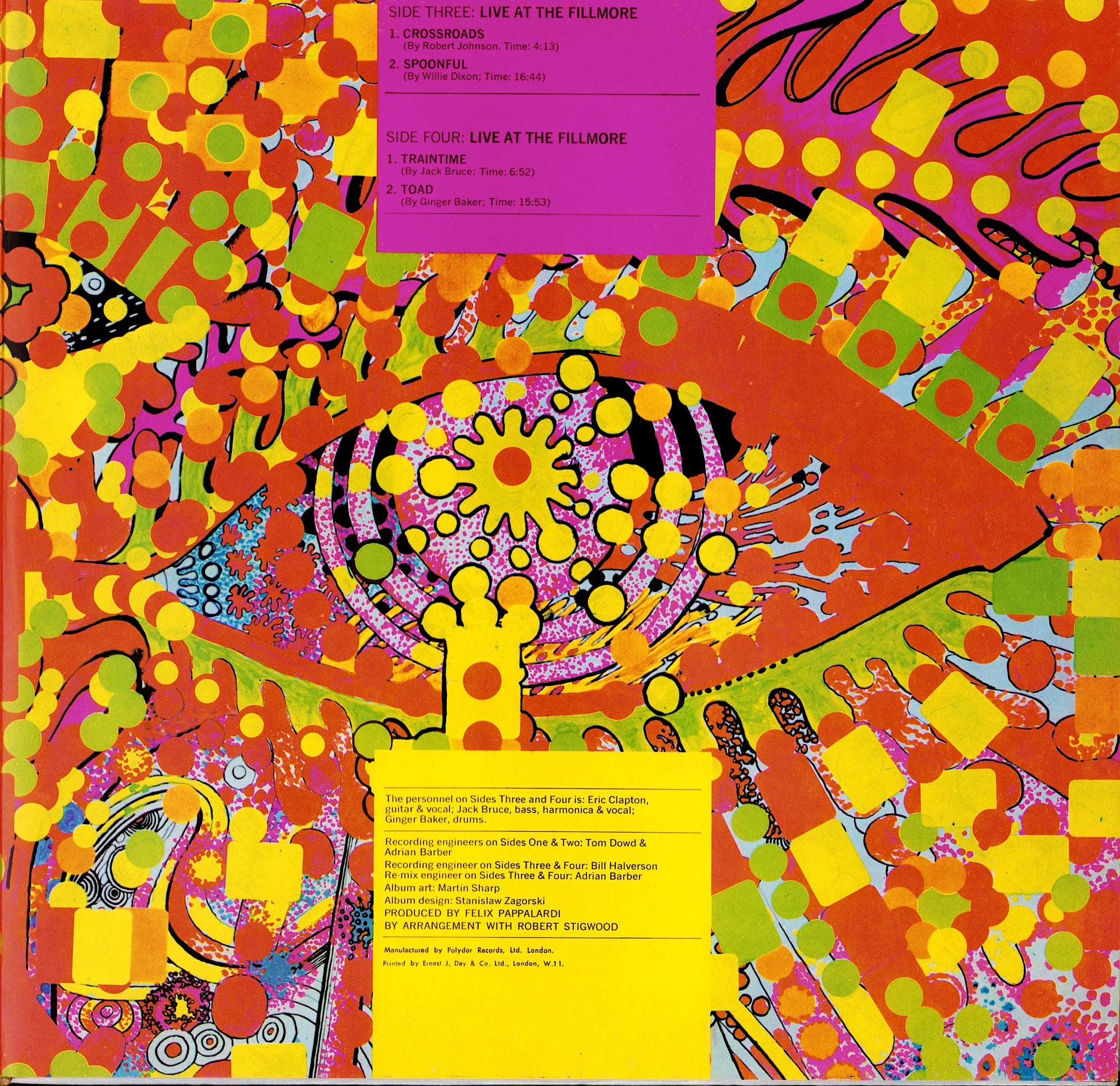 Cream - Wheels Of Fire Vinyl 2LP