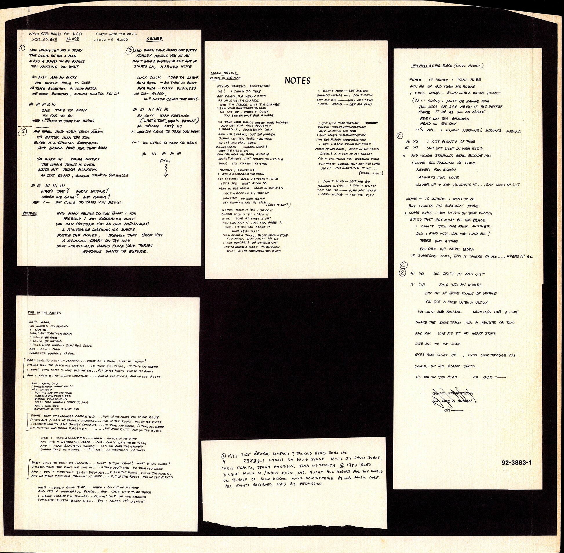 Talking Heads - Speaking In Tongues Vinyl LP