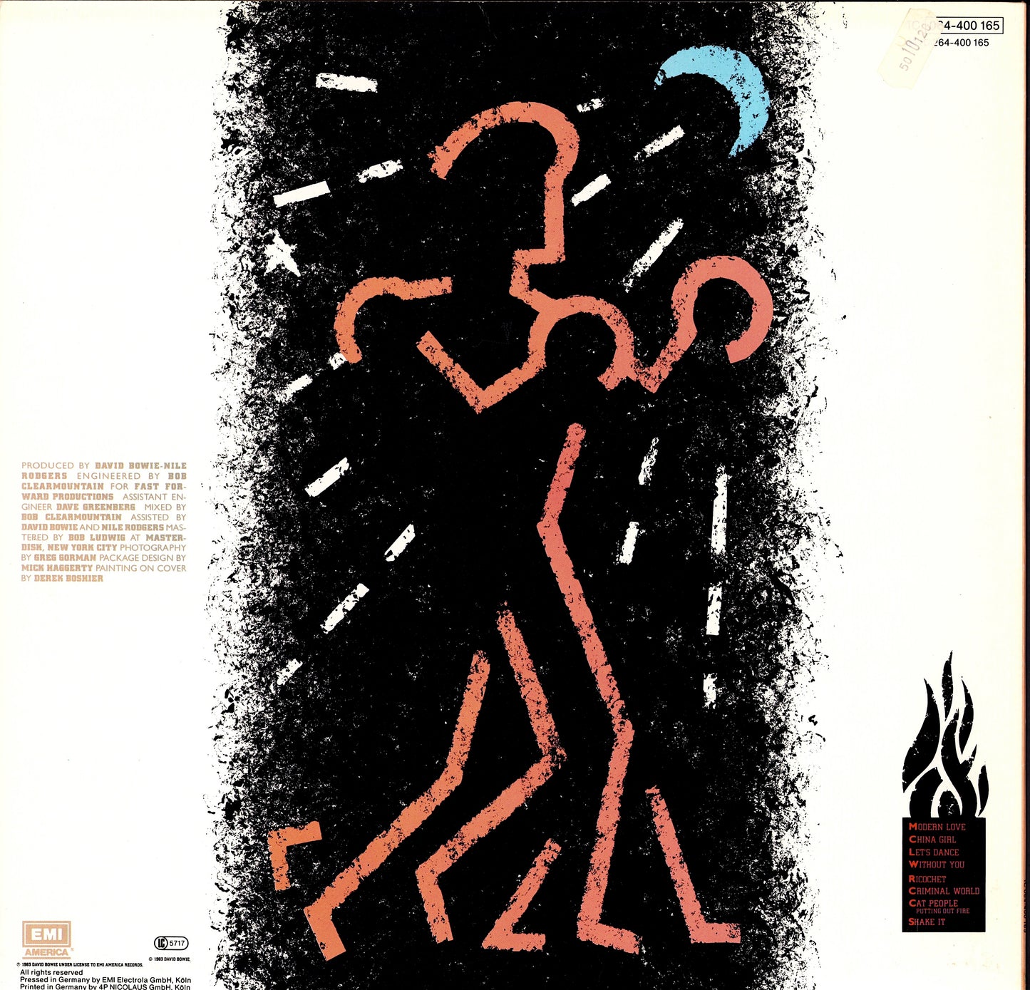 David Bowie ‎- Let's Dance Vinyl LP