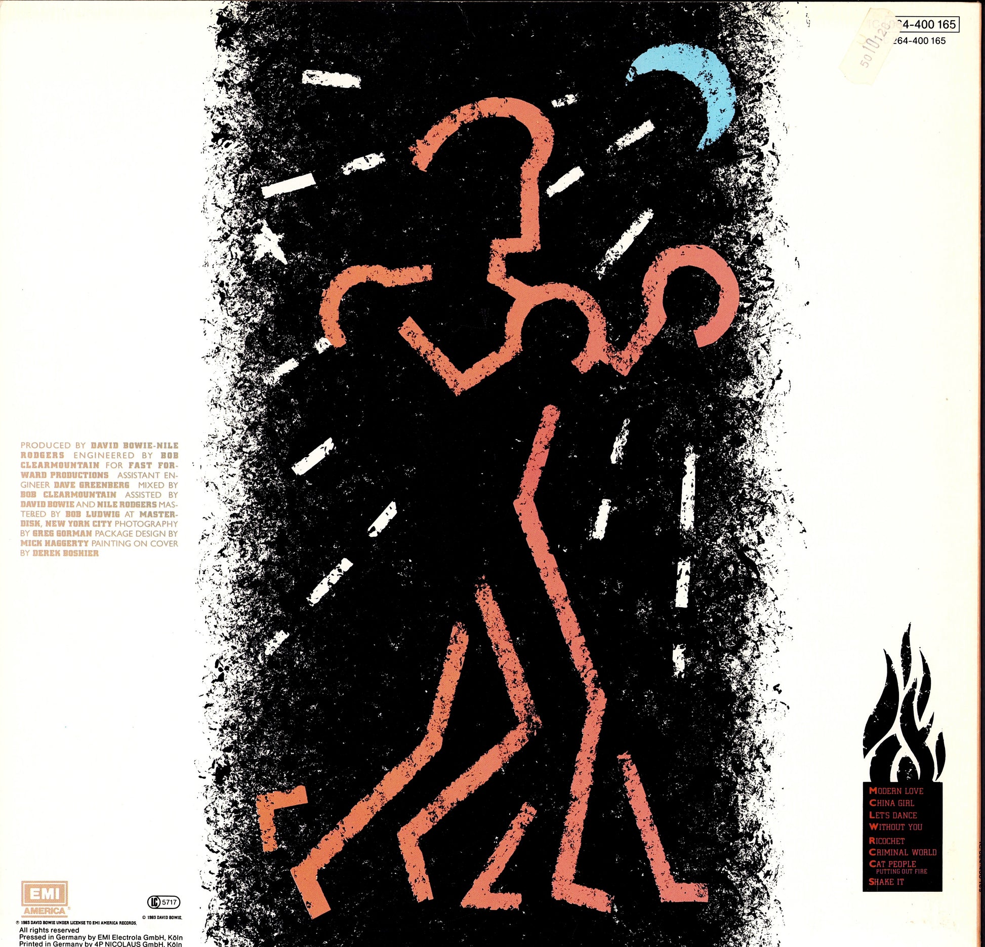 David Bowie ‎- Let's Dance Vinyl LP